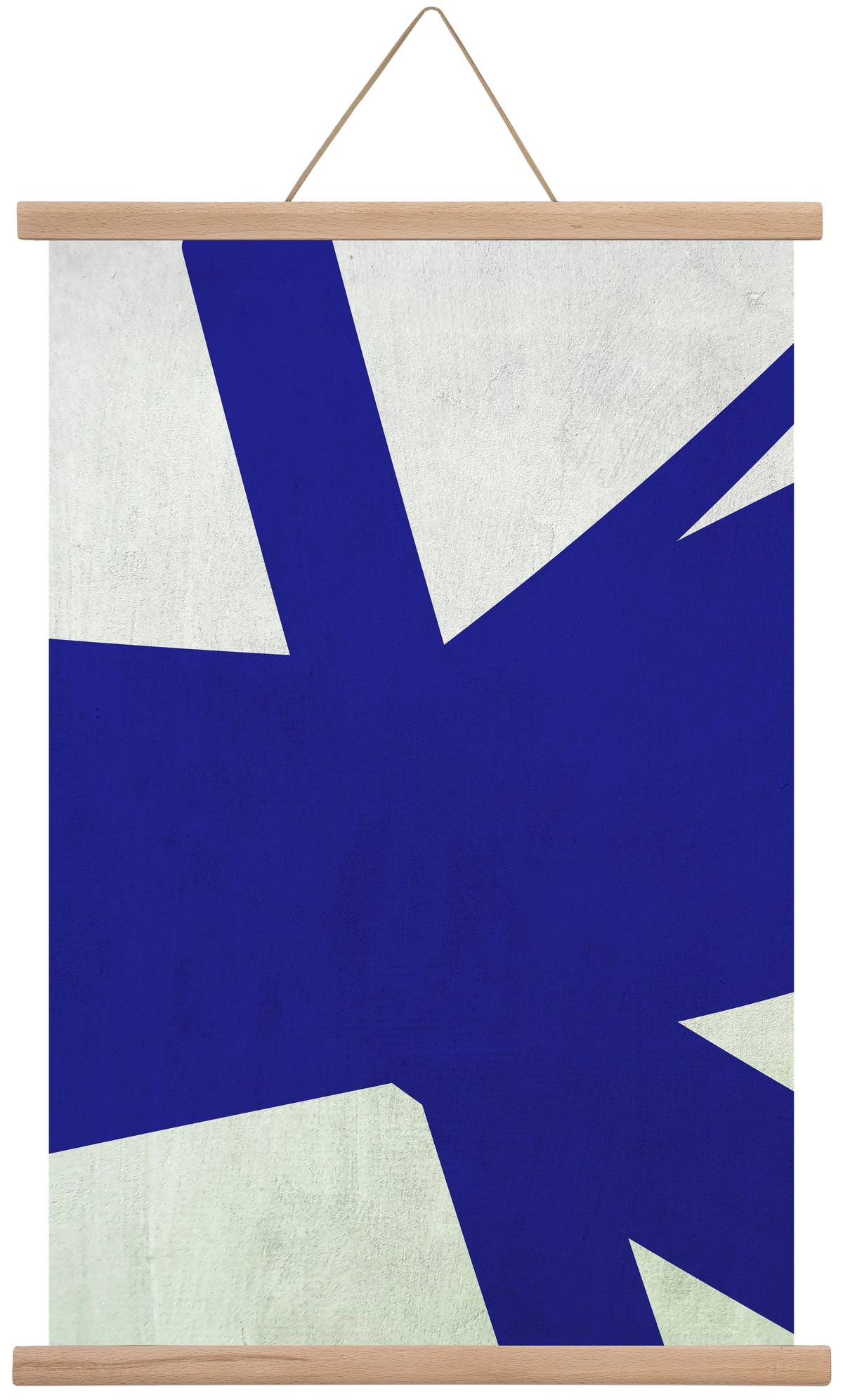 Blue 1, 40x60 cm (40x60 cm), Tölgy akasztó