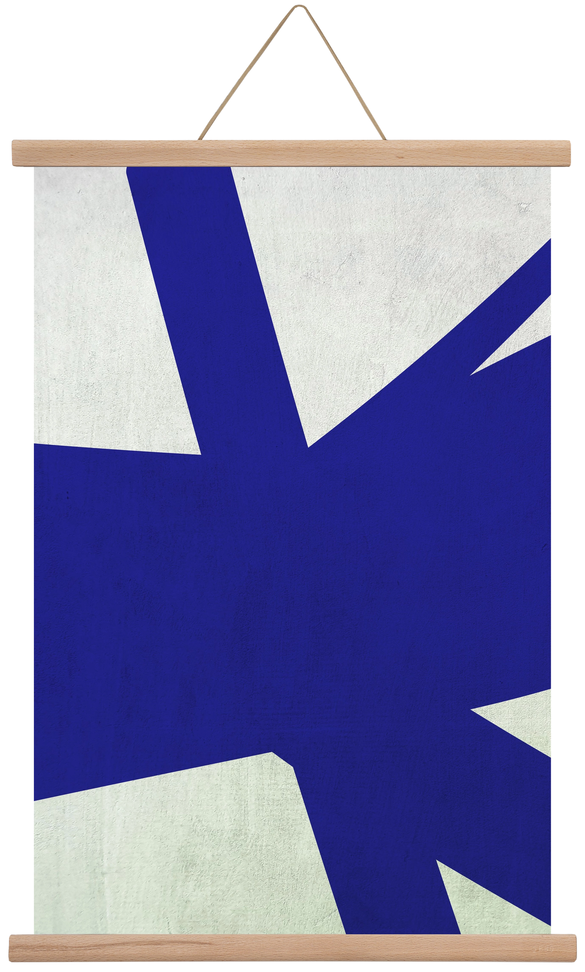 Blue 1, 40x60 cm (40x60 cm), Tölgy akasztó