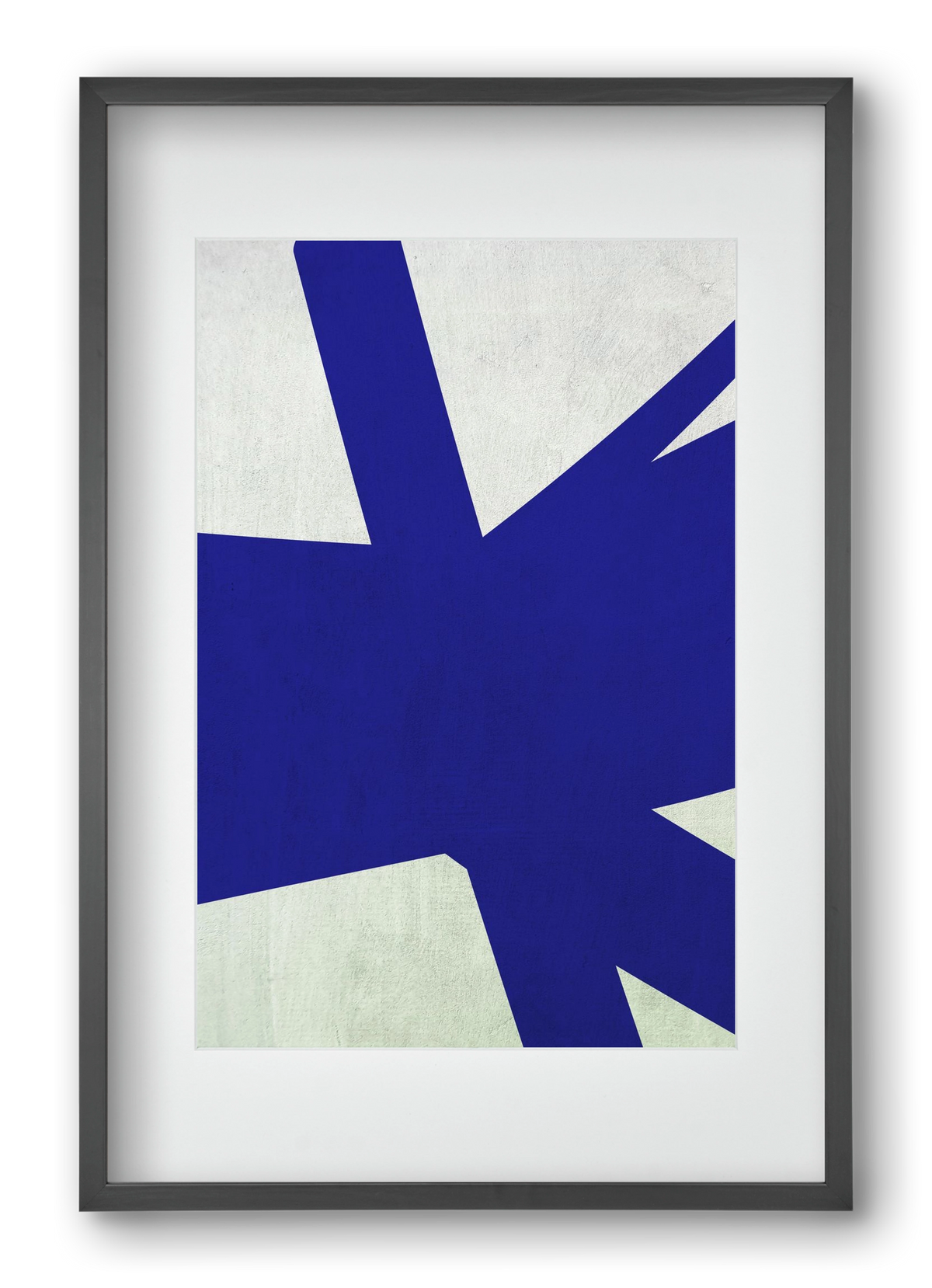 Blue 1, 40x60 cm (30x45 cm), Fekete keret, paszpartuval