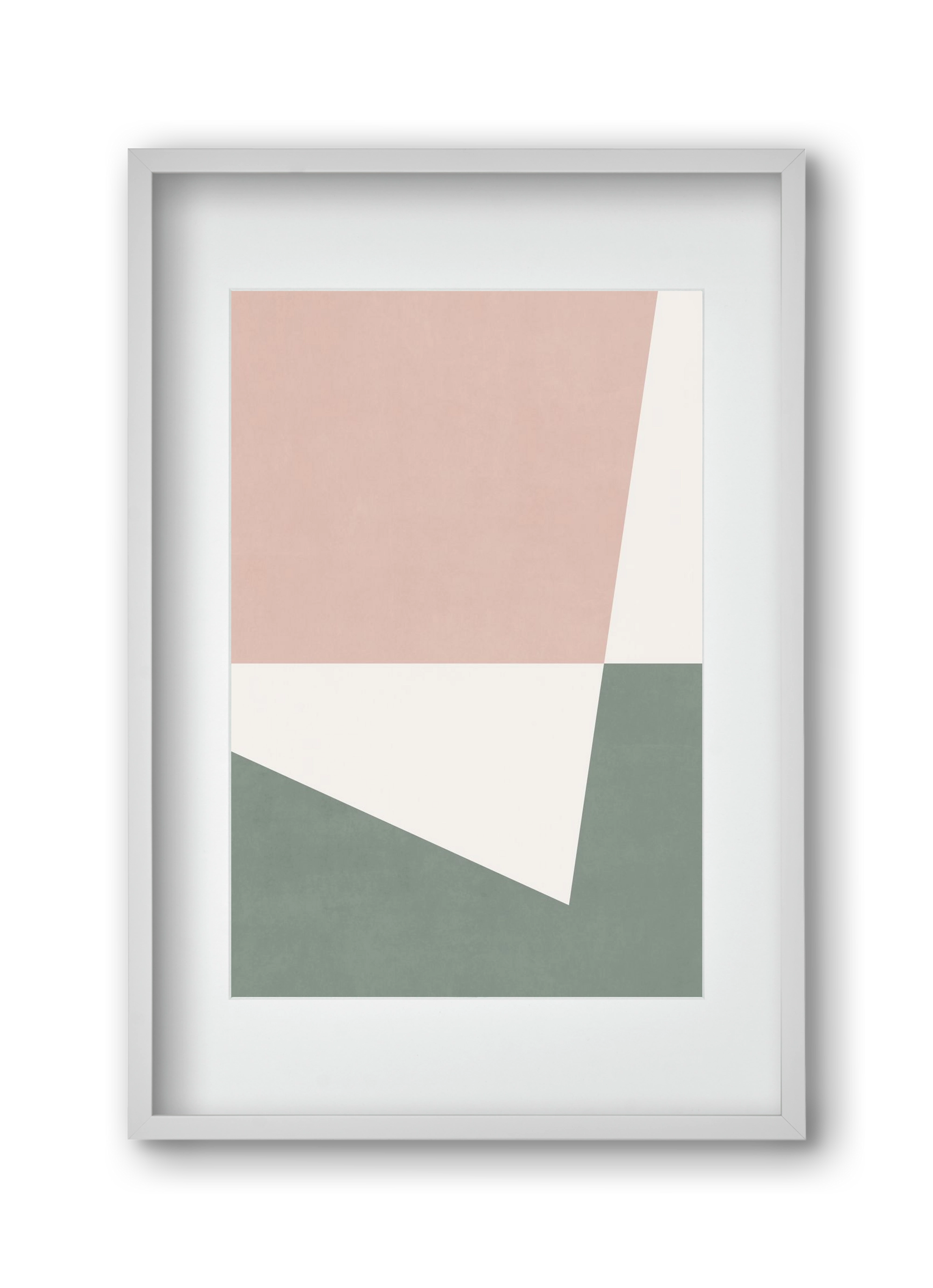 Abstract Art - Rv02, 30x45 cm (20x30 cm), Fehér keret, paszpartuval