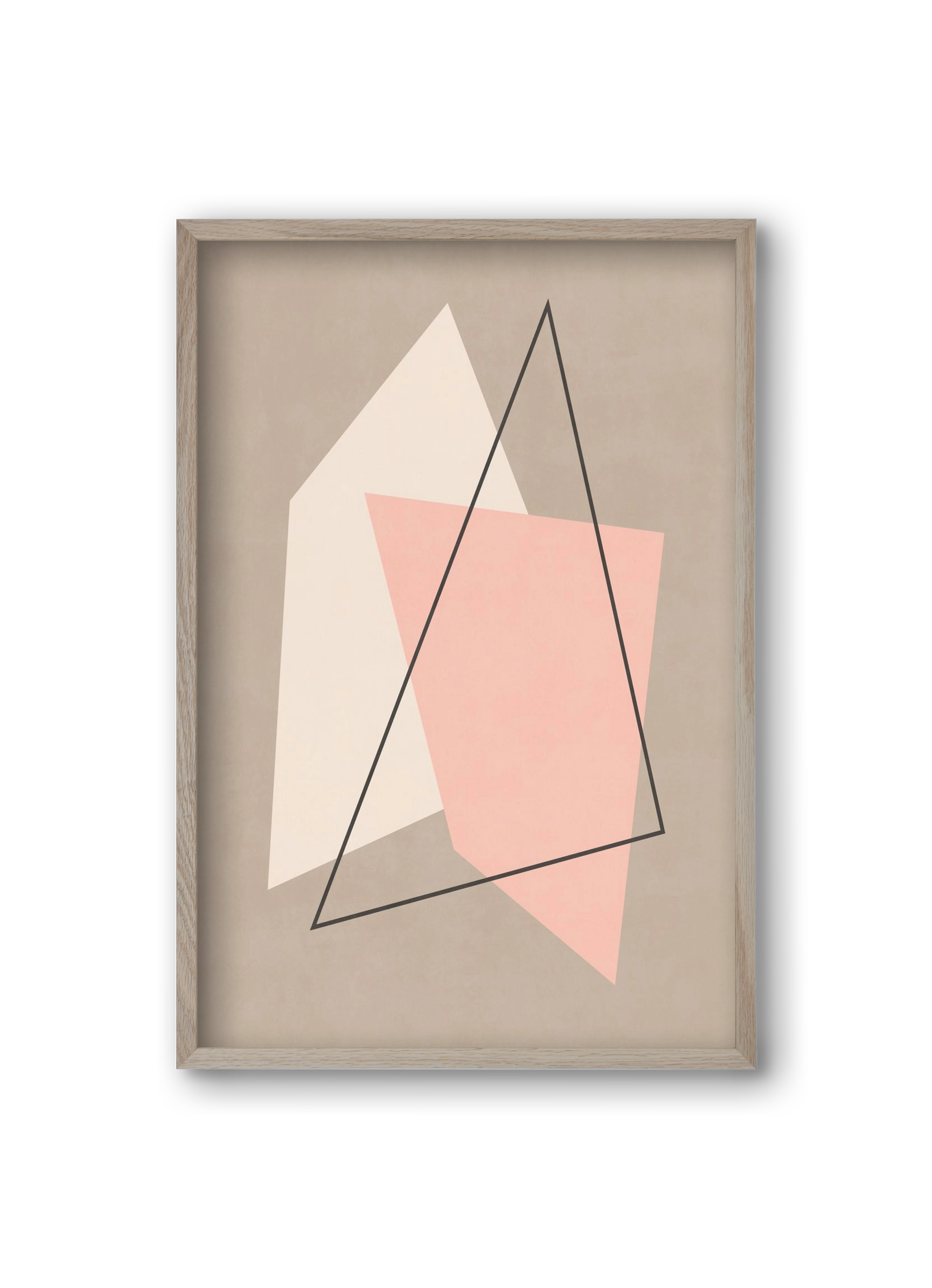 Abstract Art - Rm01, 20x30 cm (20x30 cm), Tölgy keret