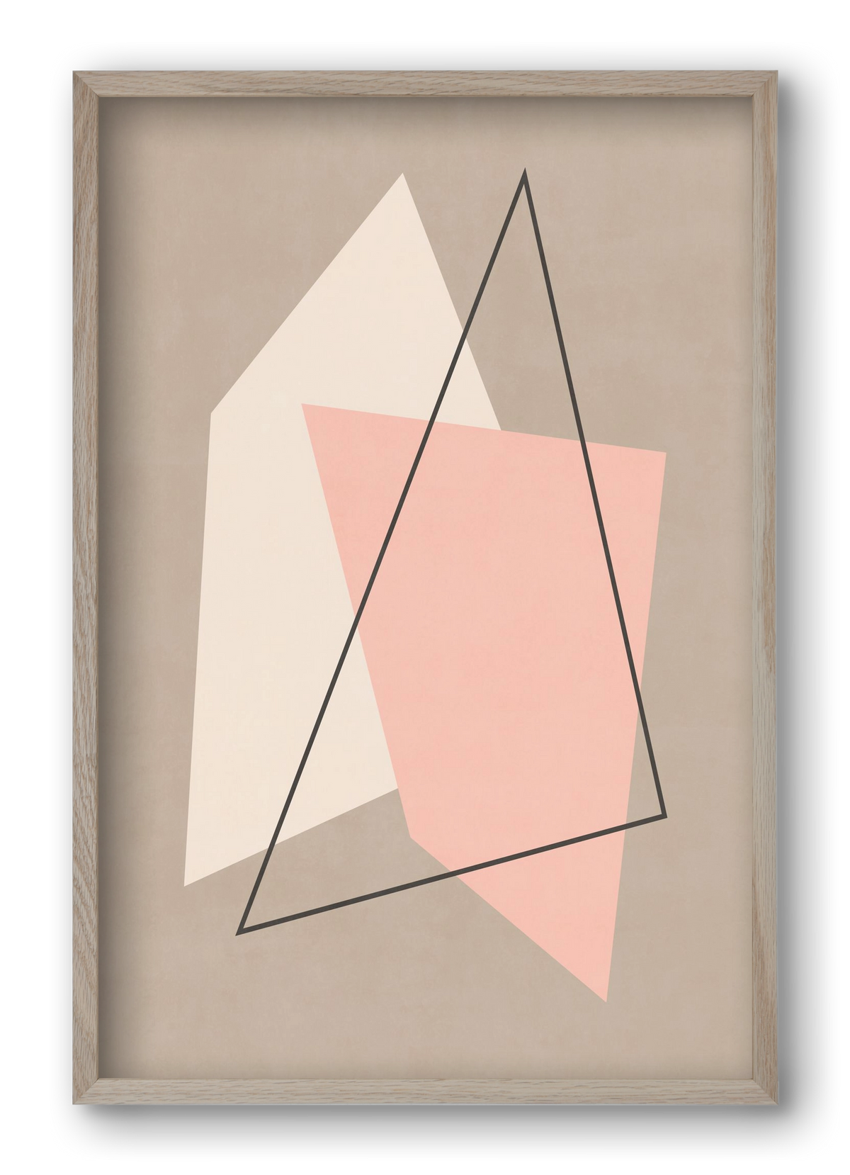 Abstract Art - Rm01, 40x60 cm (40x60 cm), Tölgy keret