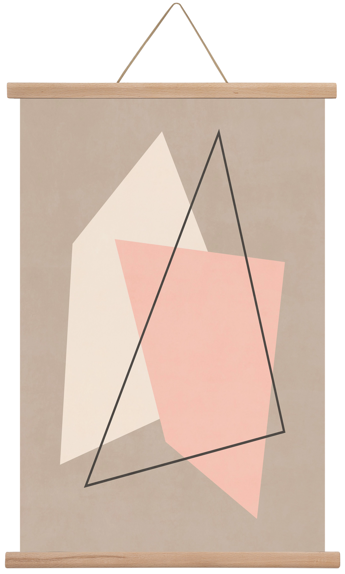 Abstract Art - Rm01, 40x60 cm (40x60 cm), Tölgy akasztó