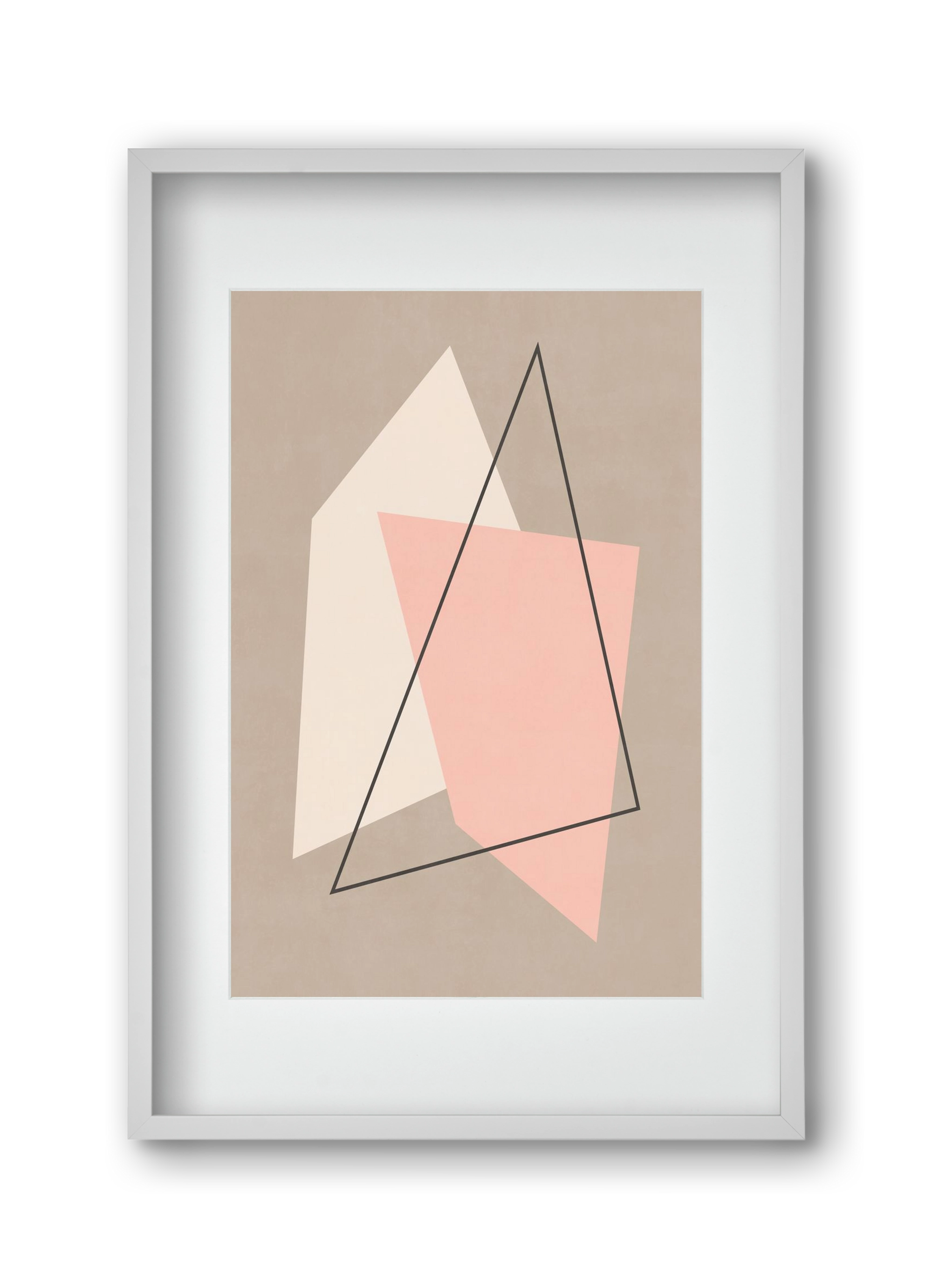 Abstract Art - Rm01, 30x45 cm (20x30 cm), Fehér keret, paszpartuval