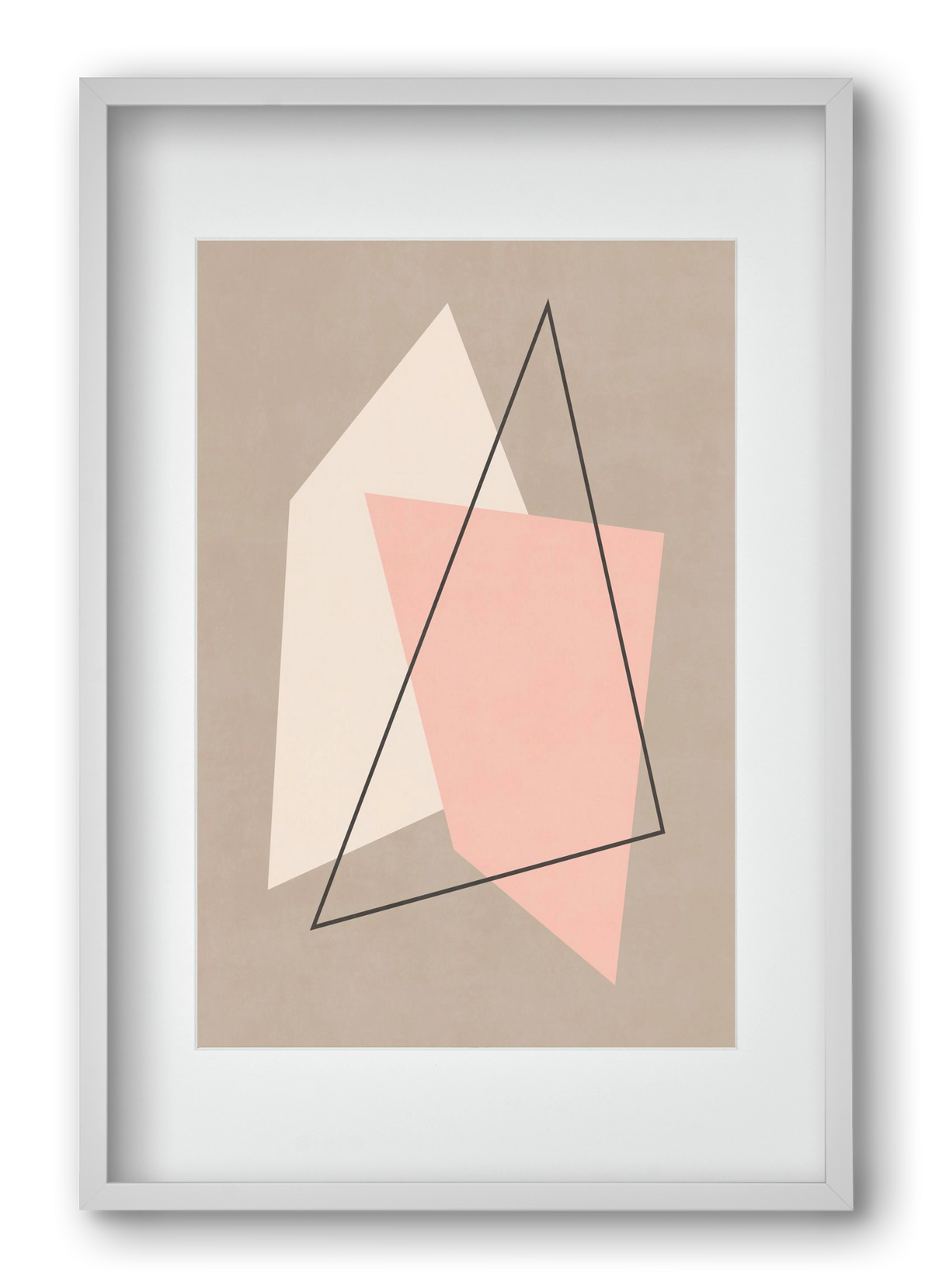 Abstract Art - Rm01, 40x60 cm (30x45 cm), Fehér keret, paszpartuval