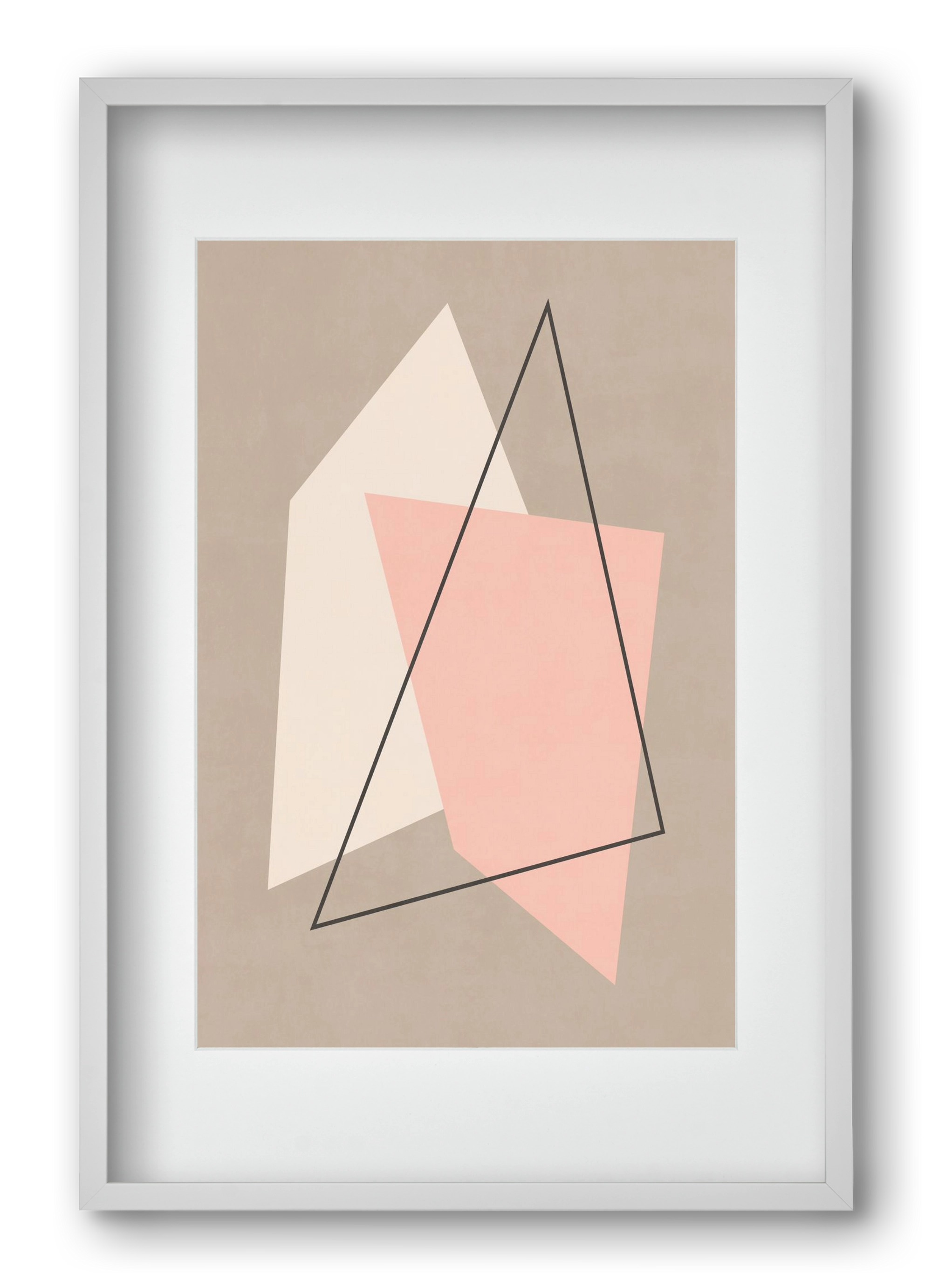 Abstract Art - Rm01, 40x60 cm (30x45 cm), Fehér keret, paszpartuval