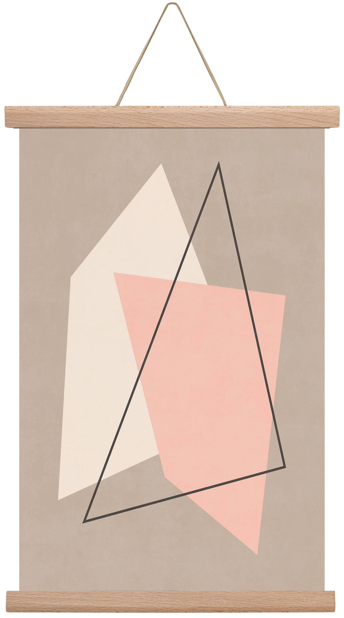 Abstract Art - Rm01, 30x45 cm (30x45 cm), Tölgy akasztó