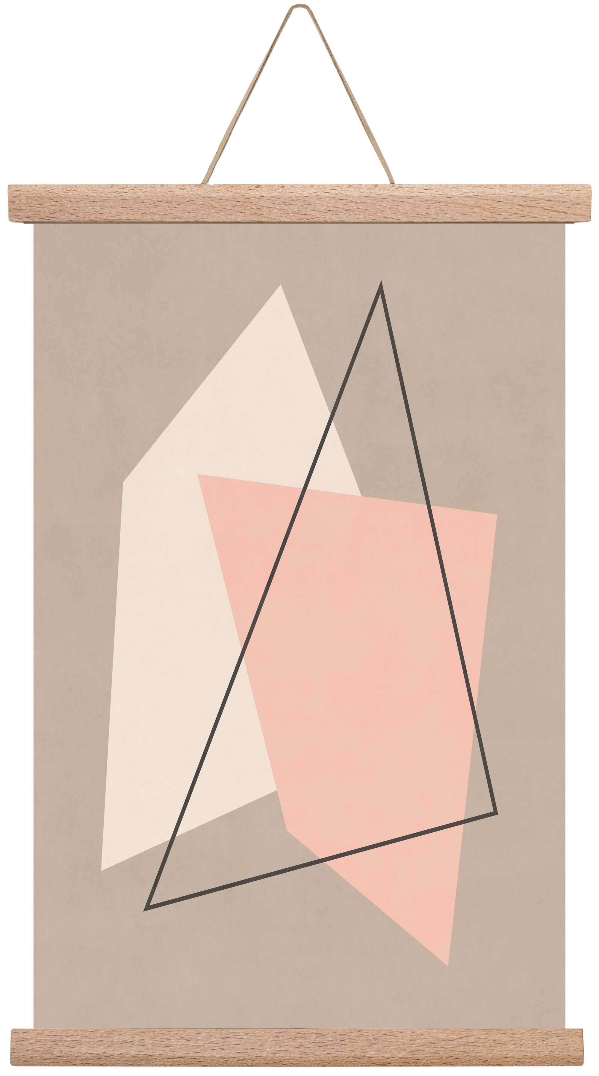 Abstract Art - Rm01, 30x45 cm (30x45 cm), Tölgy akasztó