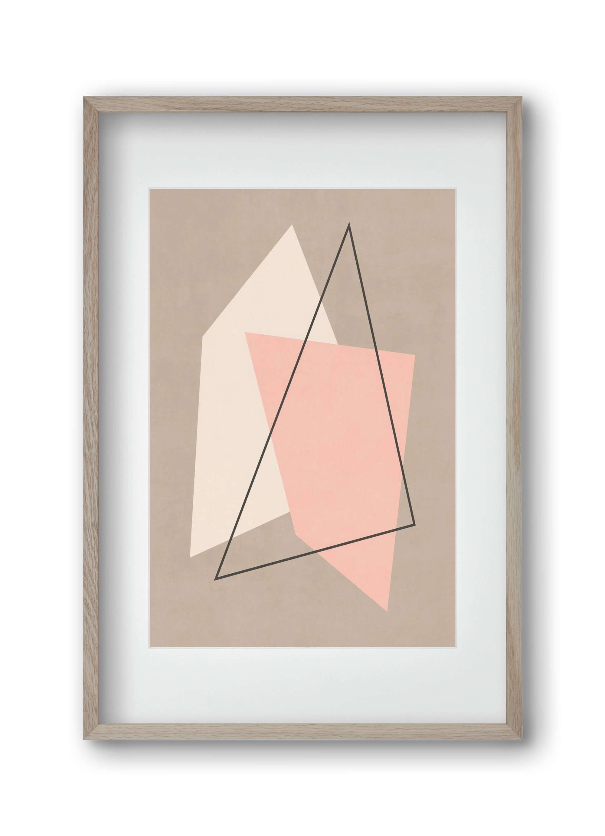 Abstract Art - Rm01, 30x45 cm (20x30 cm), Tölgy keret, paszpartuval