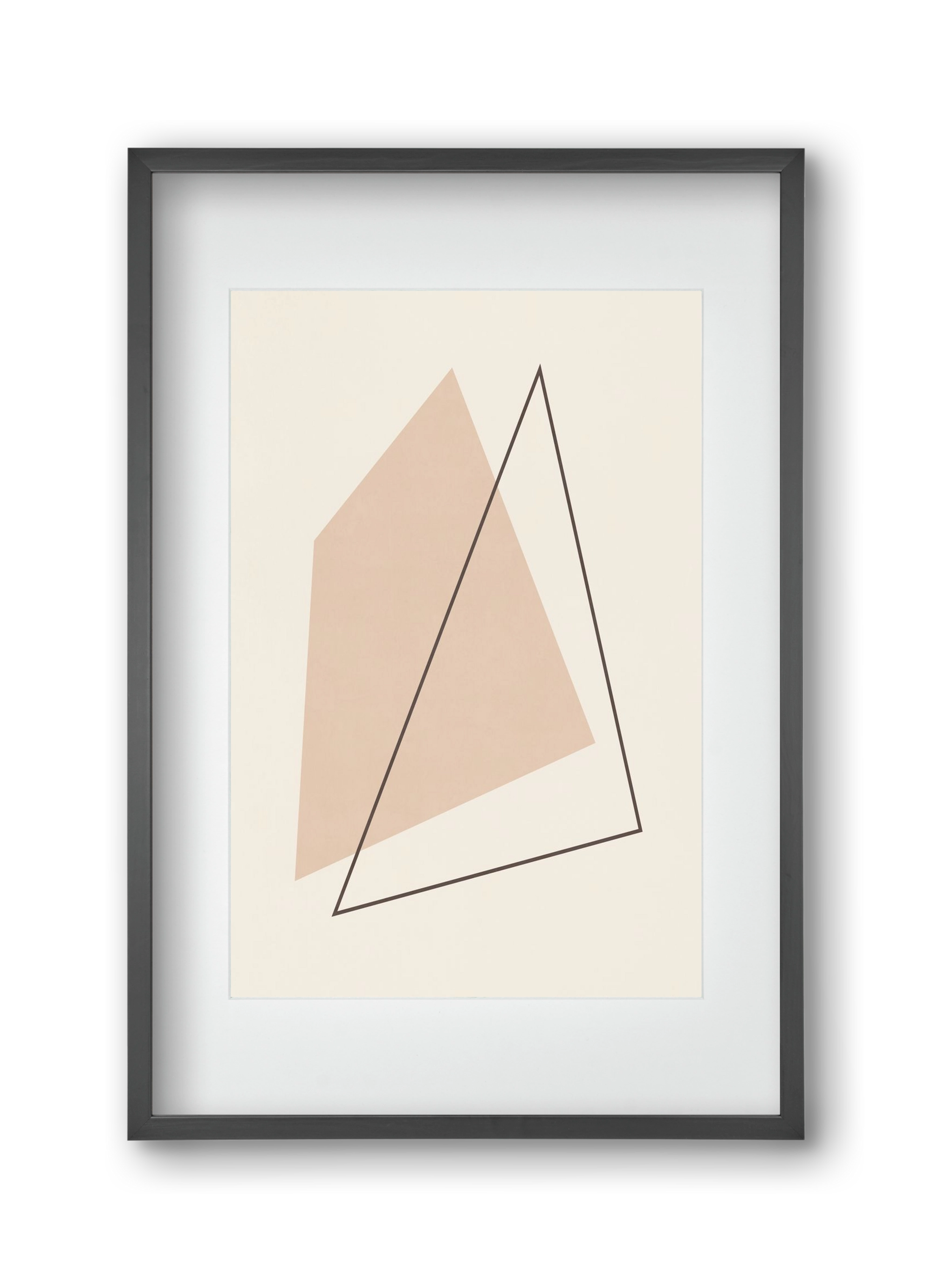 Abstract Art - Bn01, 30x45 cm (20x30 cm), Fekete keret, paszpartuval