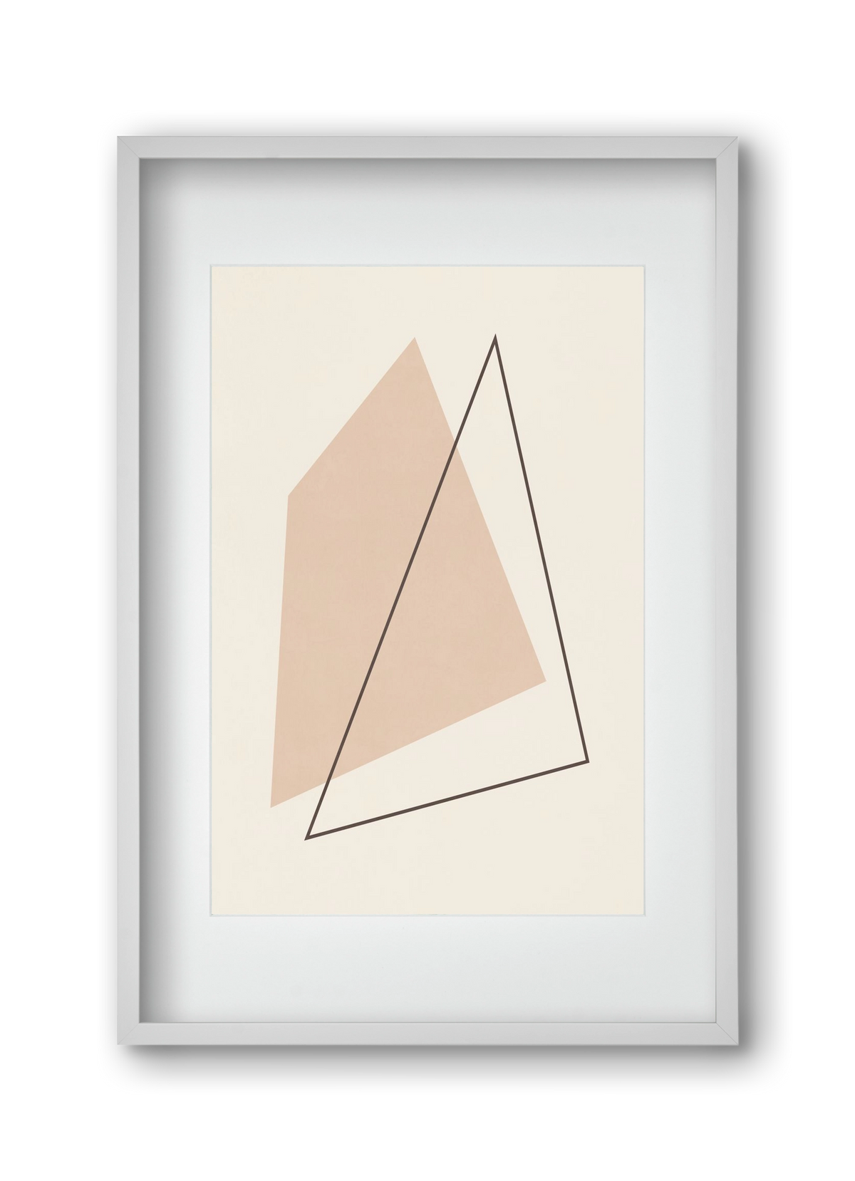 Abstract Art - Bn01, 30x45 cm (20x30 cm), Fehér keret, paszpartuval