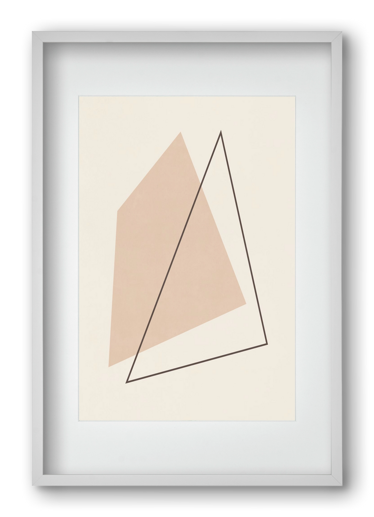 Abstract Art - Bn01, 40x60 cm (30x45 cm), Fehér keret, paszpartuval