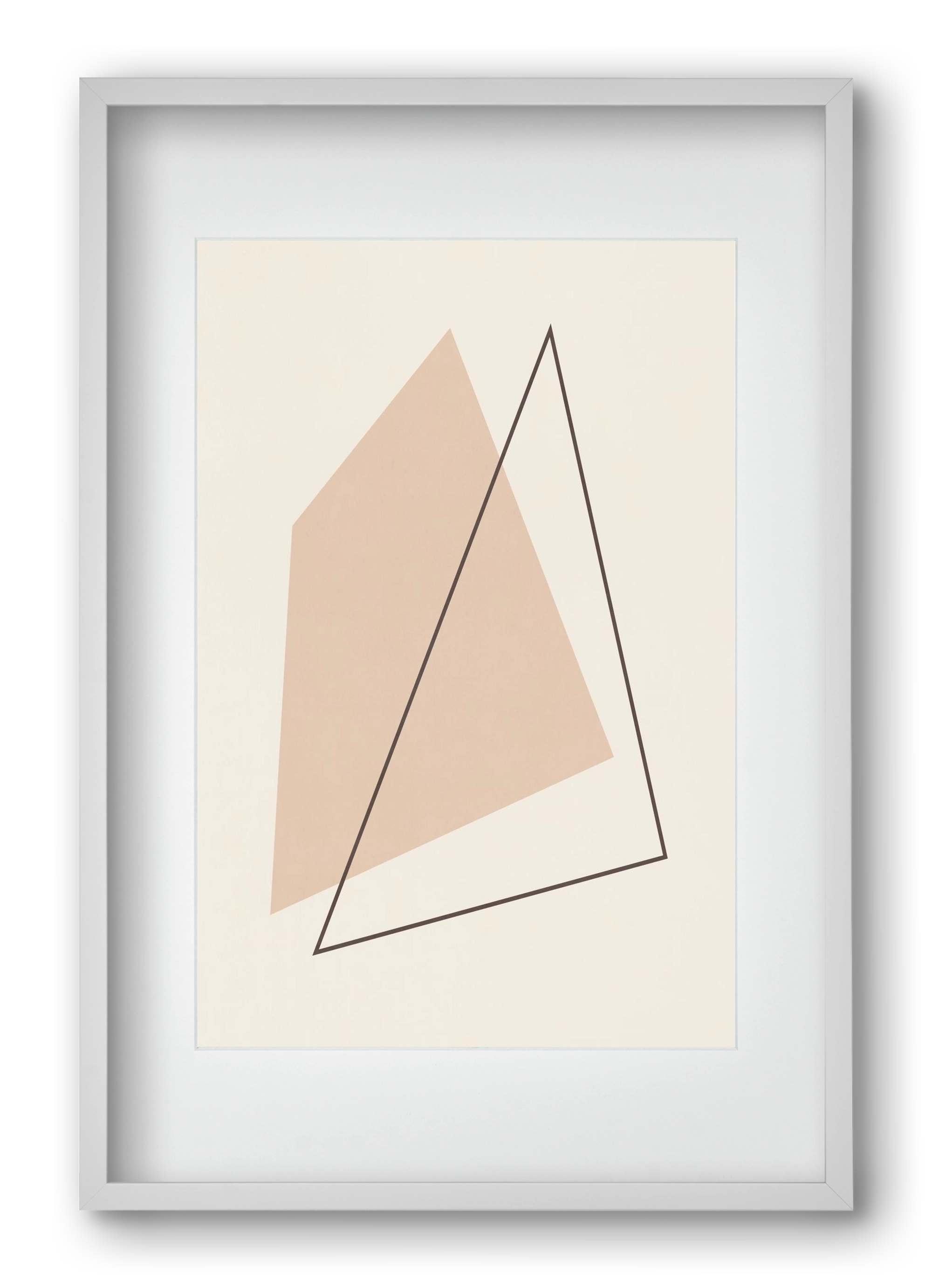 Abstract Art - Bn01, 40x60 cm (30x45 cm), Fehér keret, paszpartuval