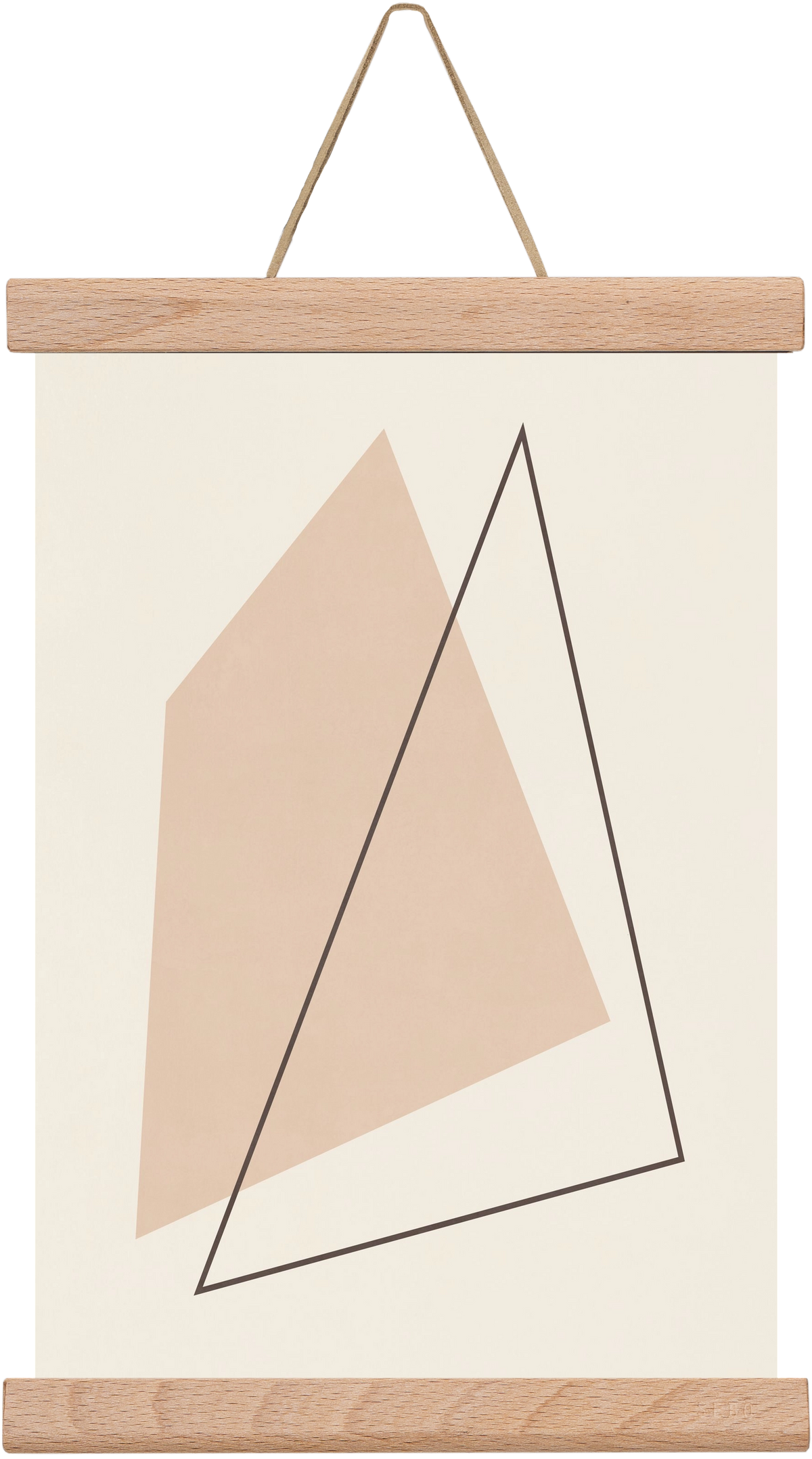 Abstract Art - Bn01, 20x30 cm (20x30 cm), Tölgy akasztó