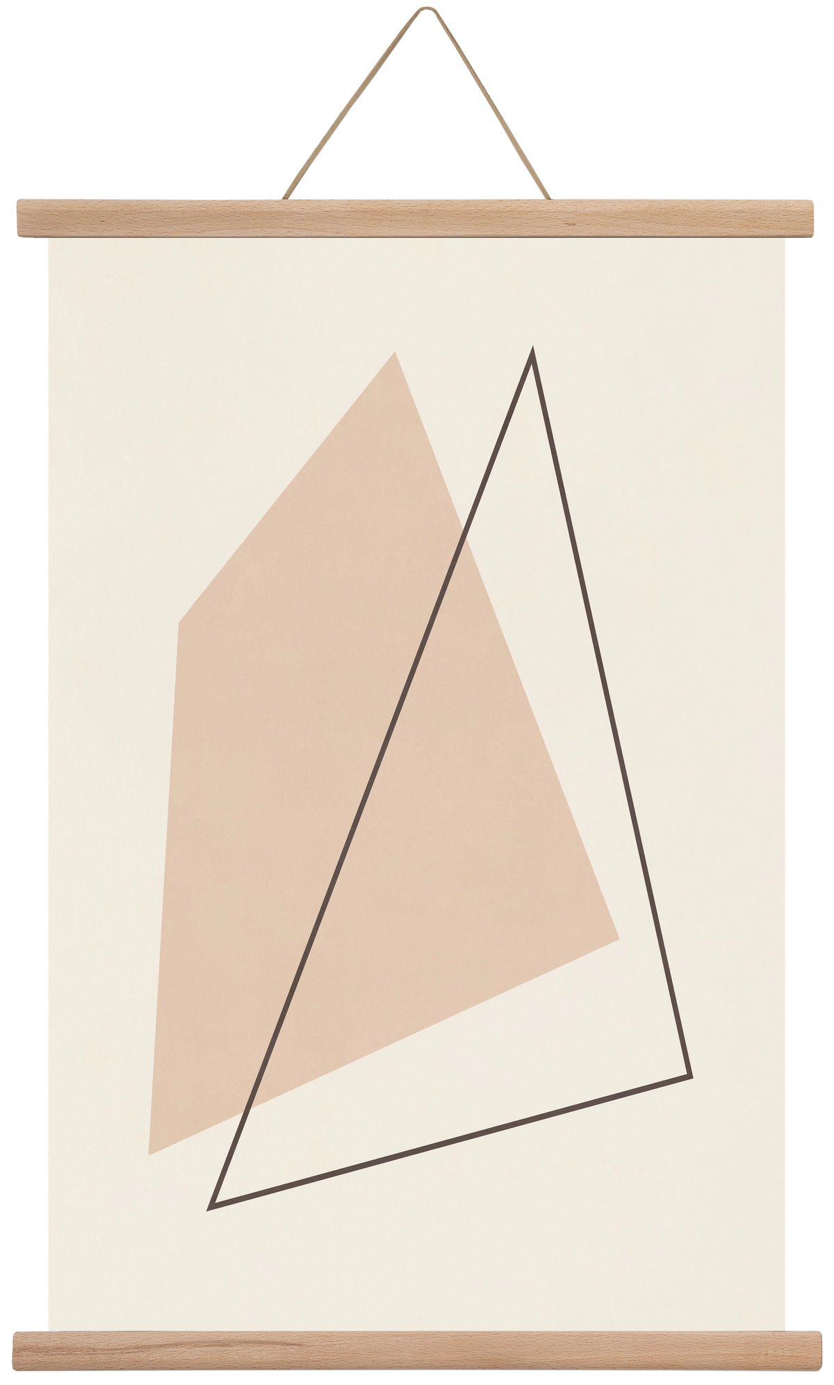 Abstract Art - Bn01, 40x60 cm (40x60 cm), Tölgy akasztó