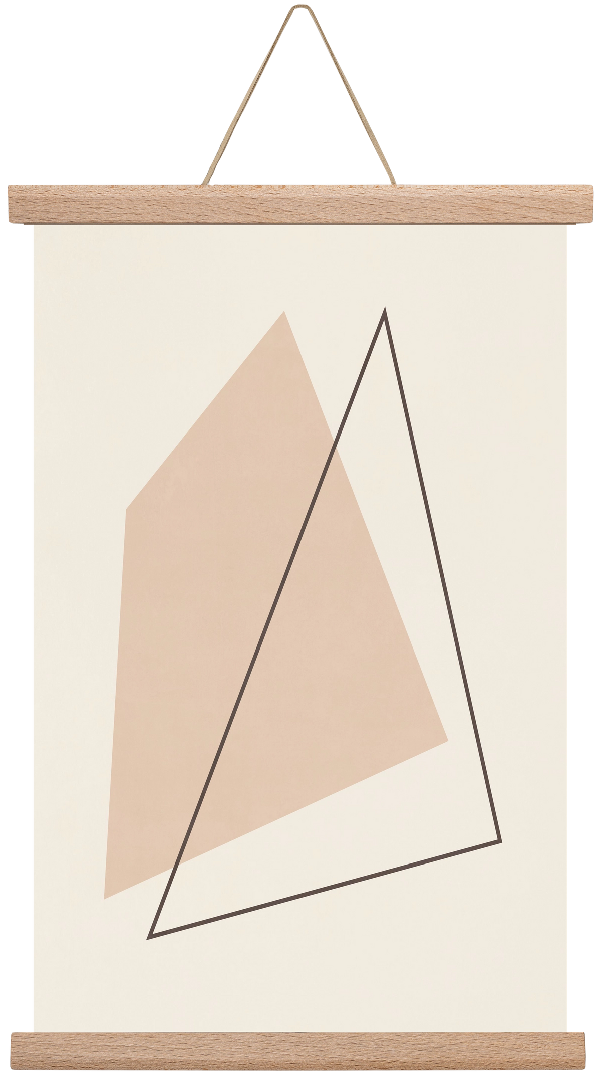 Abstract Art - Bn01, 30x45 cm (30x45 cm), Tölgy akasztó