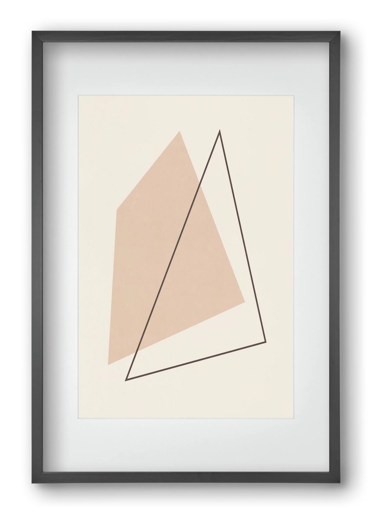 Abstract Art - Bn01, 40x60 cm (30x45 cm), Fekete keret, paszpartuval