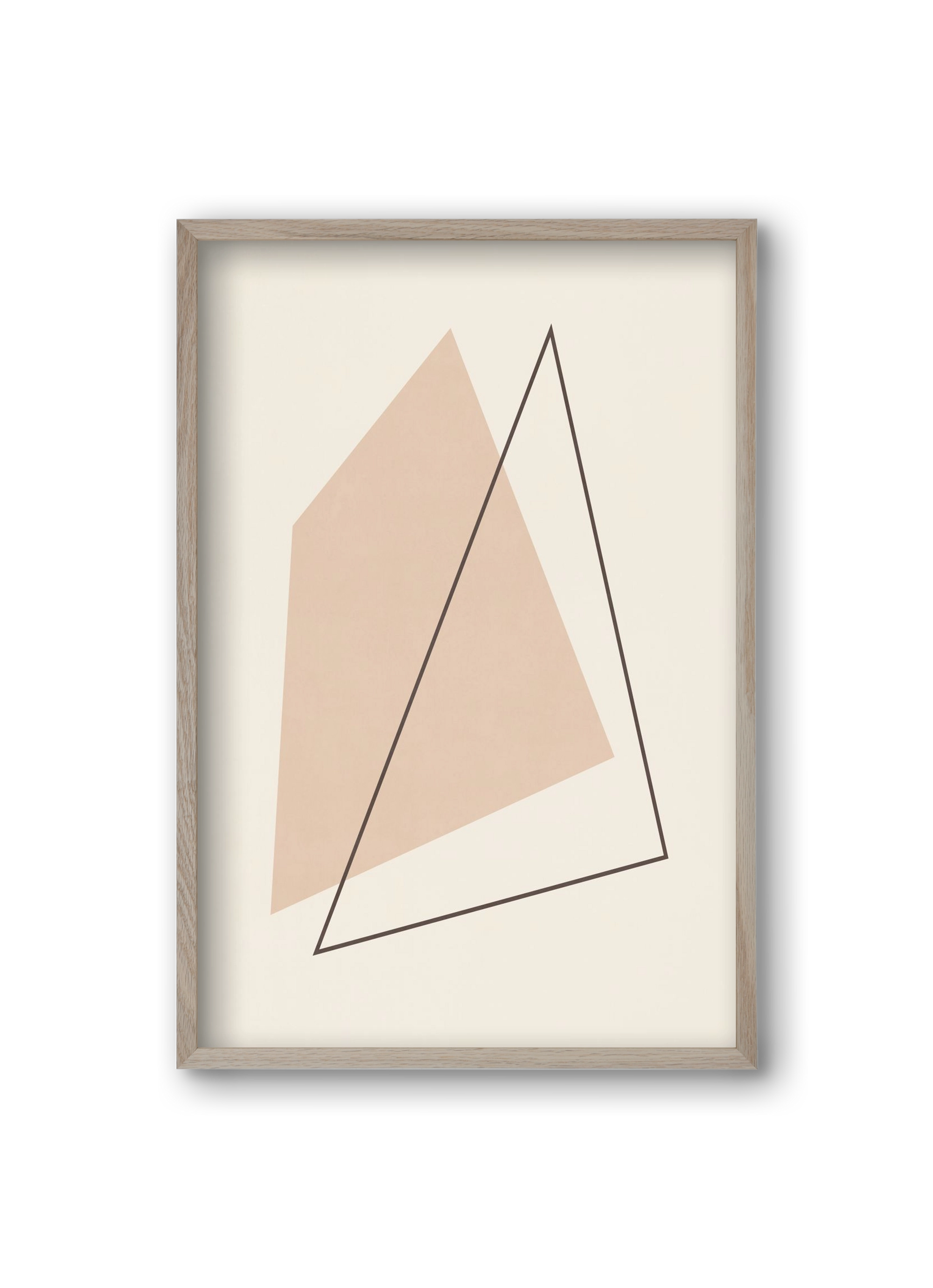 Abstract Art - Bn01, 20x30 cm (20x30 cm), Tölgy keret