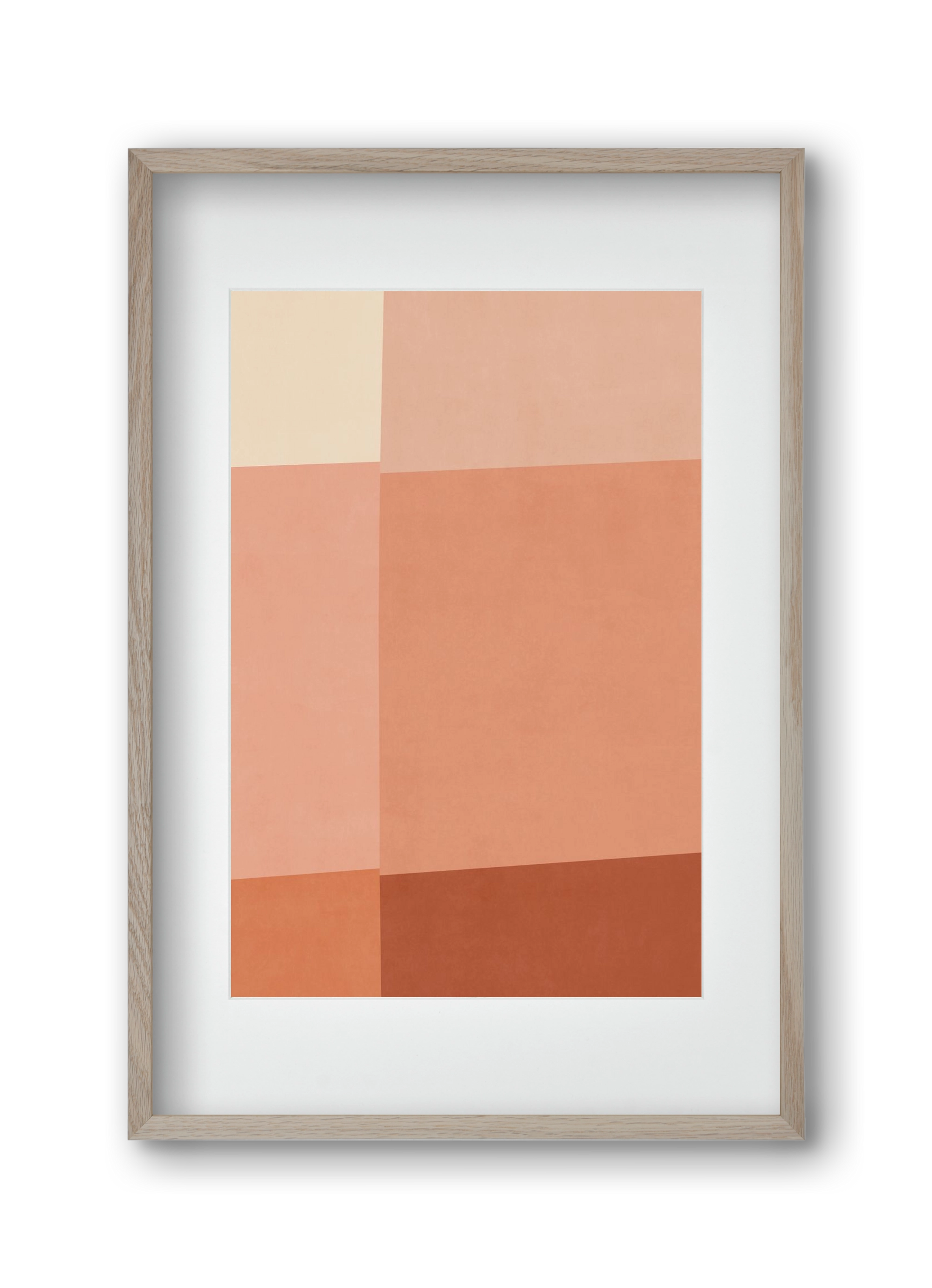 Abstract Art - VT02, 30x45 cm (20x30 cm), Tölgy keret, paszpartuval