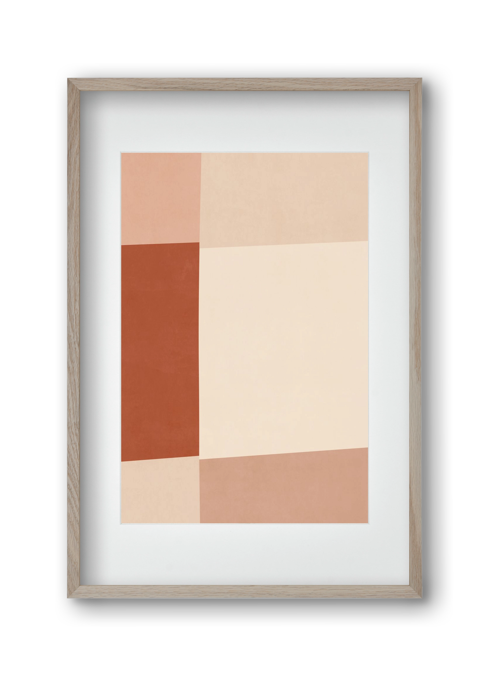 Abstract Art - VT01, 30x45 cm (20x30 cm), Tölgy keret, paszpartuval