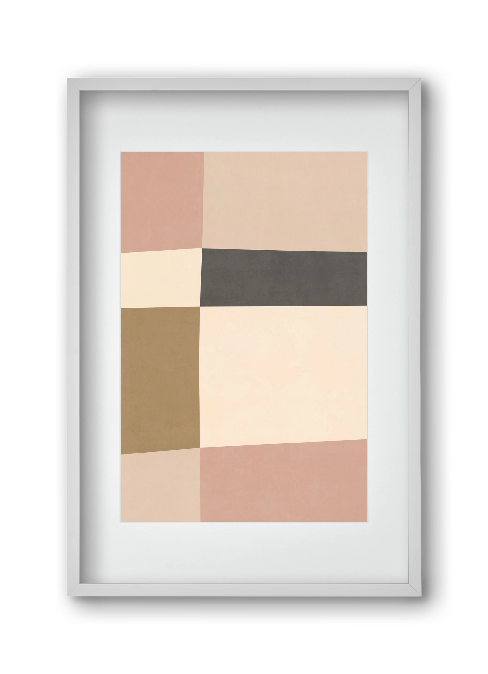 Abstract Art - CT04, 30x45 cm (20x30 cm), Fehér keret, paszpartuval