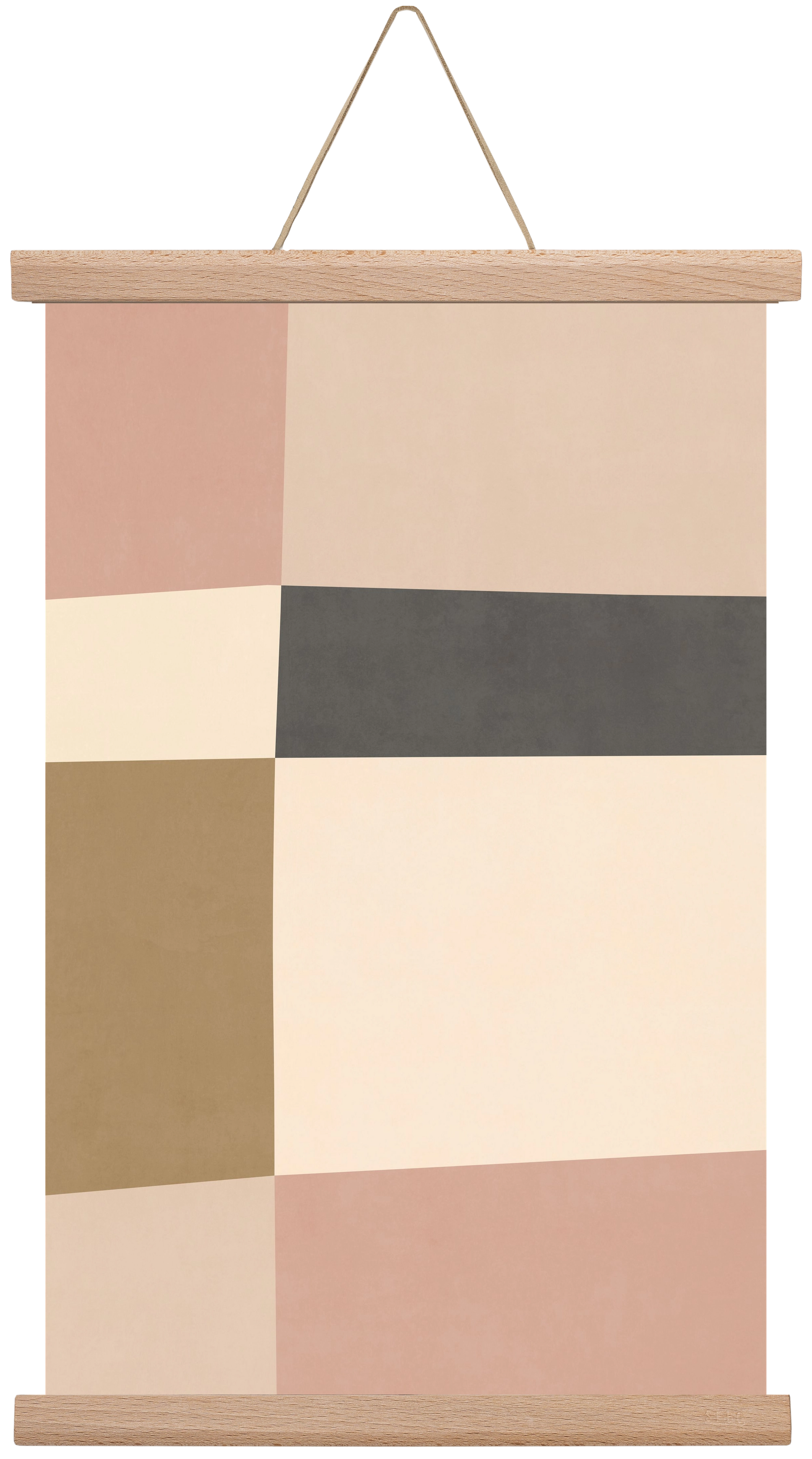 Abstract Art - CT04, 30x45 cm (30x45 cm), Tölgy akasztó