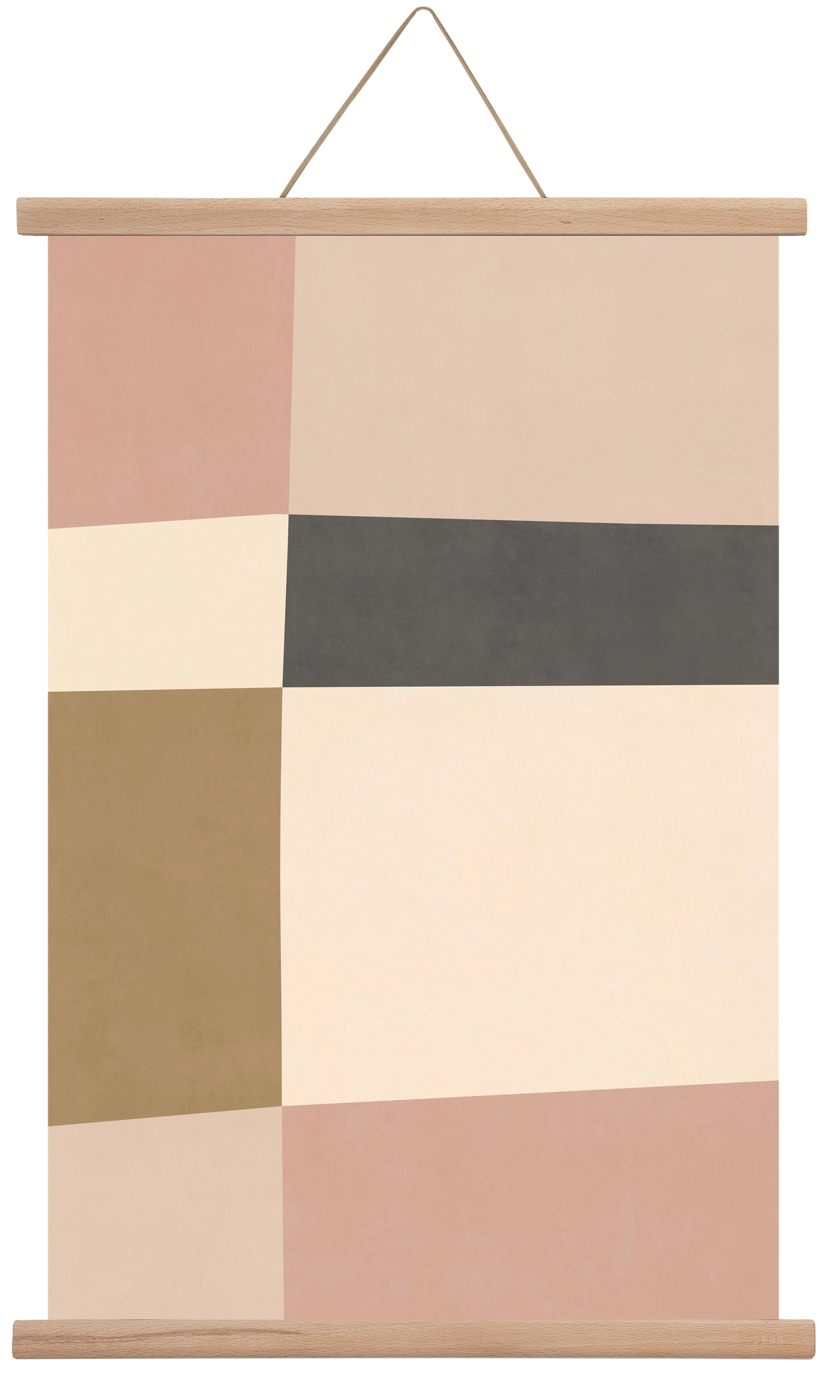 Abstract Art - CT04, 40x60 cm (40x60 cm), Tölgy akasztó