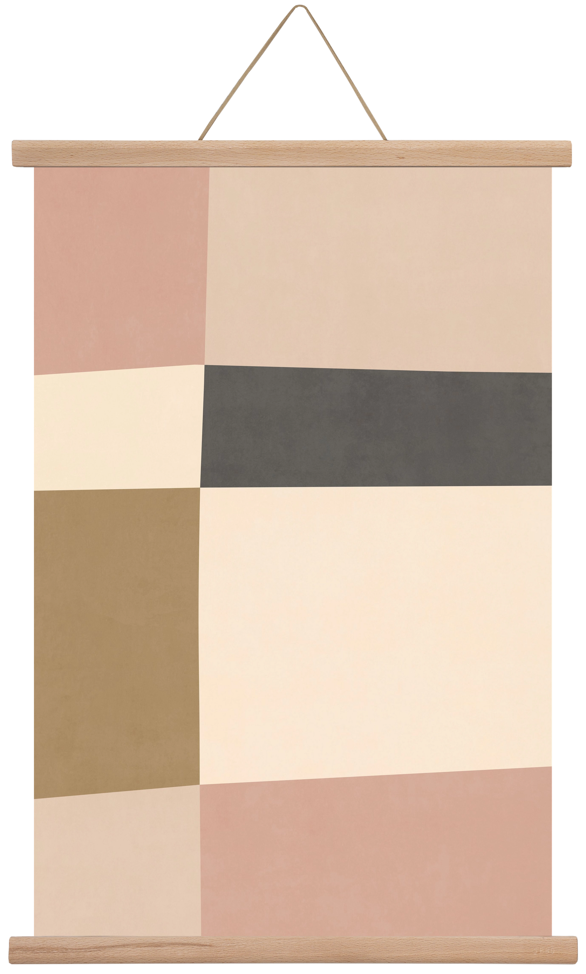 Abstract Art - CT04, 40x60 cm (40x60 cm), Tölgy akasztó