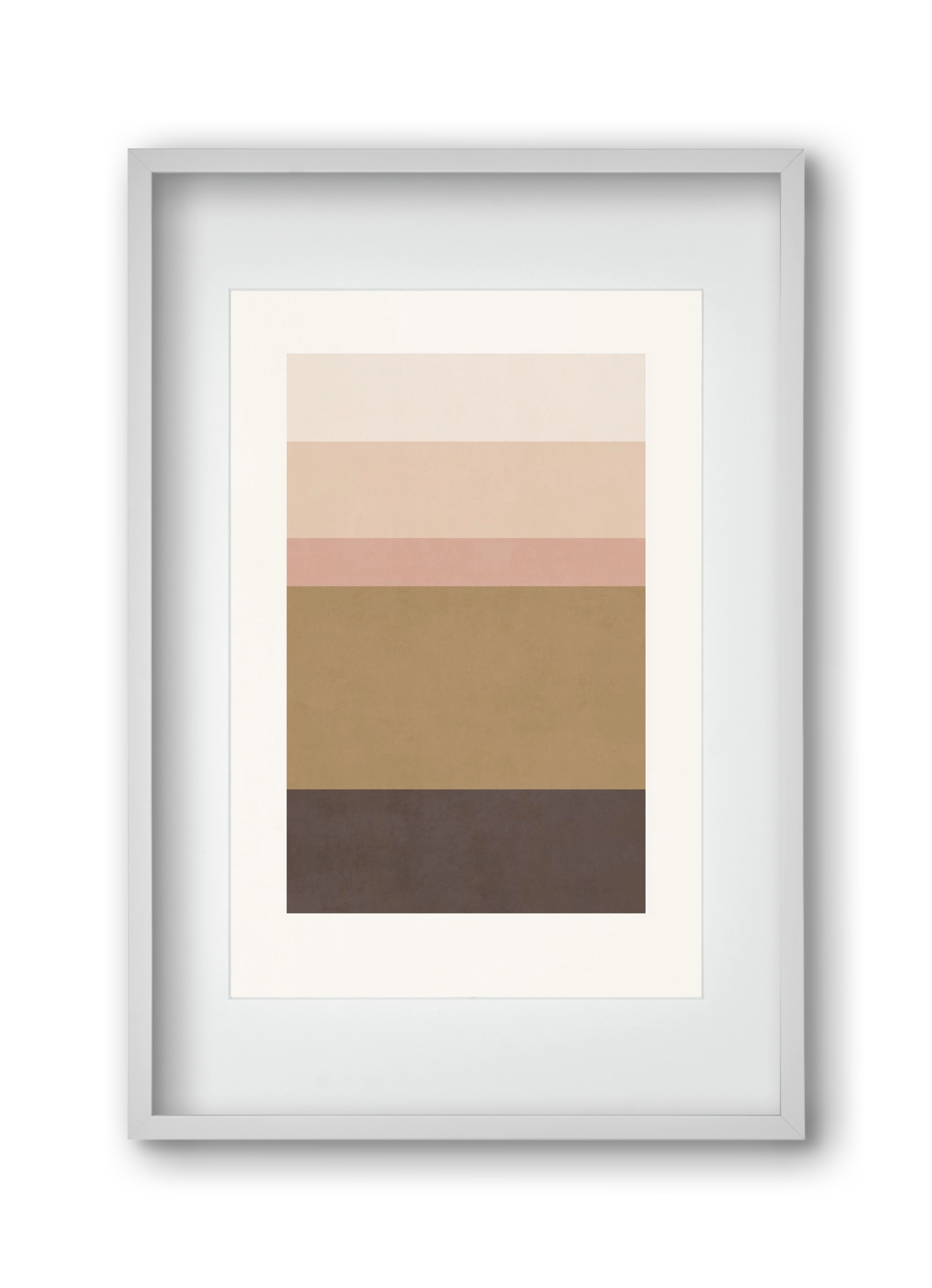 Minimal Lines, 30x45 cm (20x30 cm), Fehér keret, paszpartuval