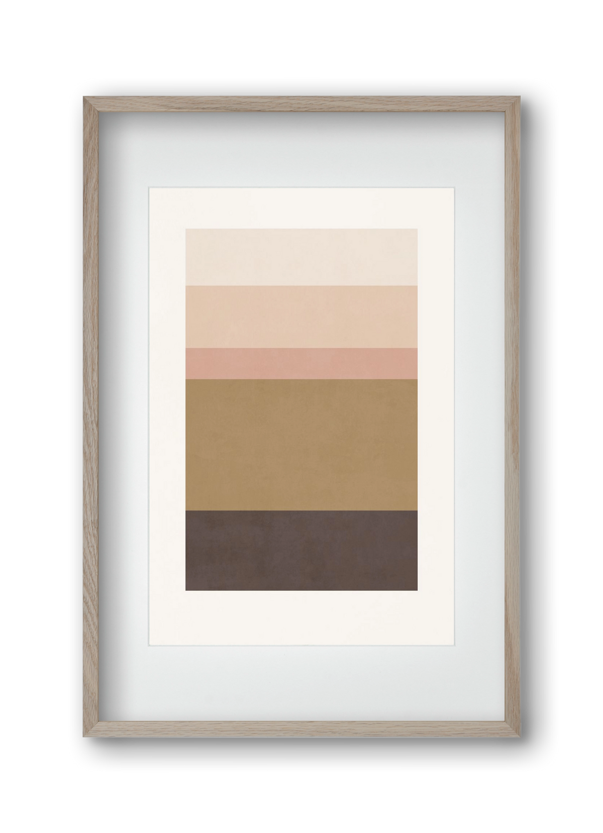 Minimal Lines, 30x45 cm (20x30 cm), Tölgy keret, paszpartuval