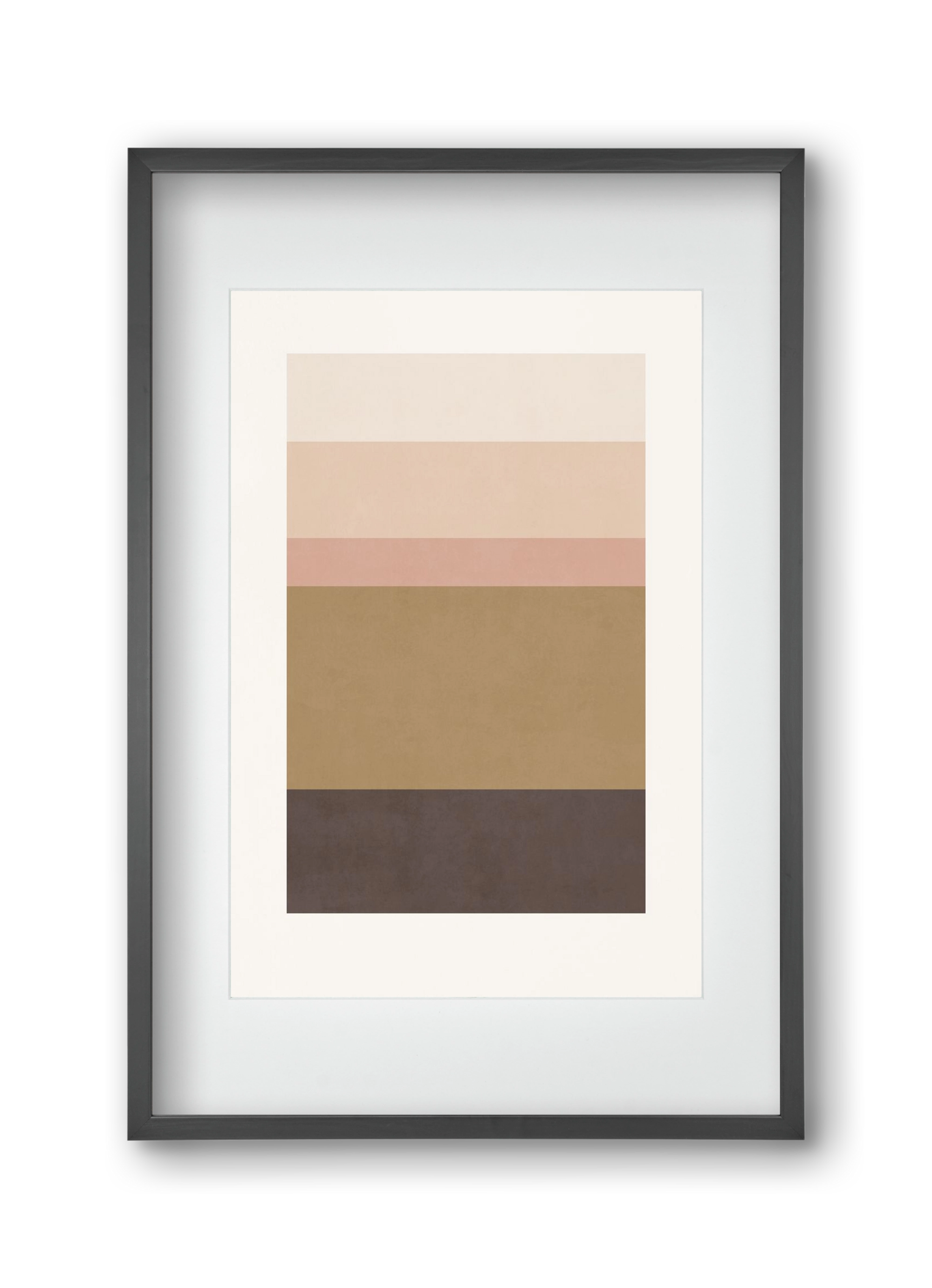 Minimal Lines, 30x45 cm (20x30 cm), Fekete keret, paszpartuval