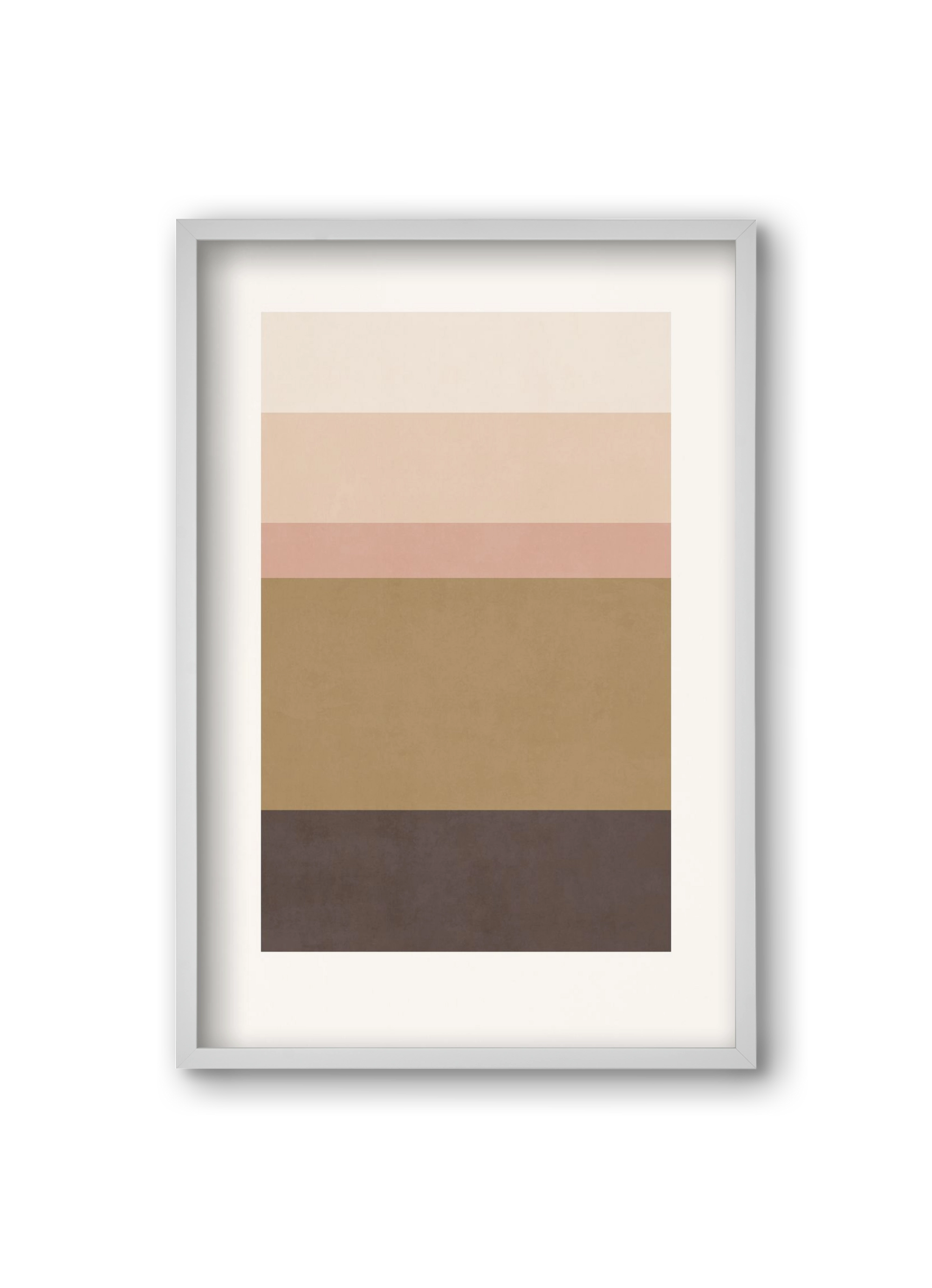 Minimal Lines, 20x30 cm (20x30 cm), Fehér keret