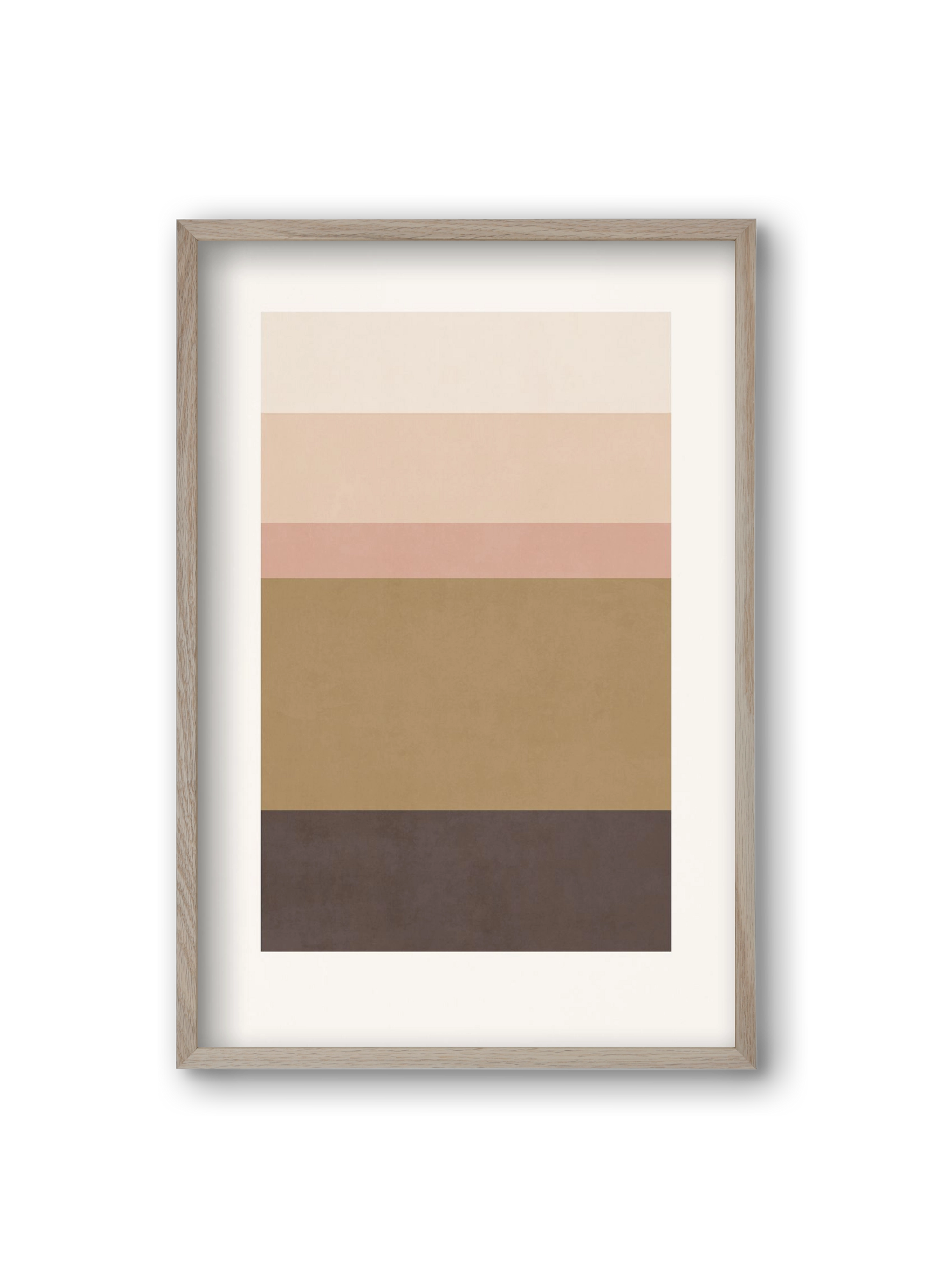 Minimal Lines, 20x30 cm (20x30 cm), Tölgy keret