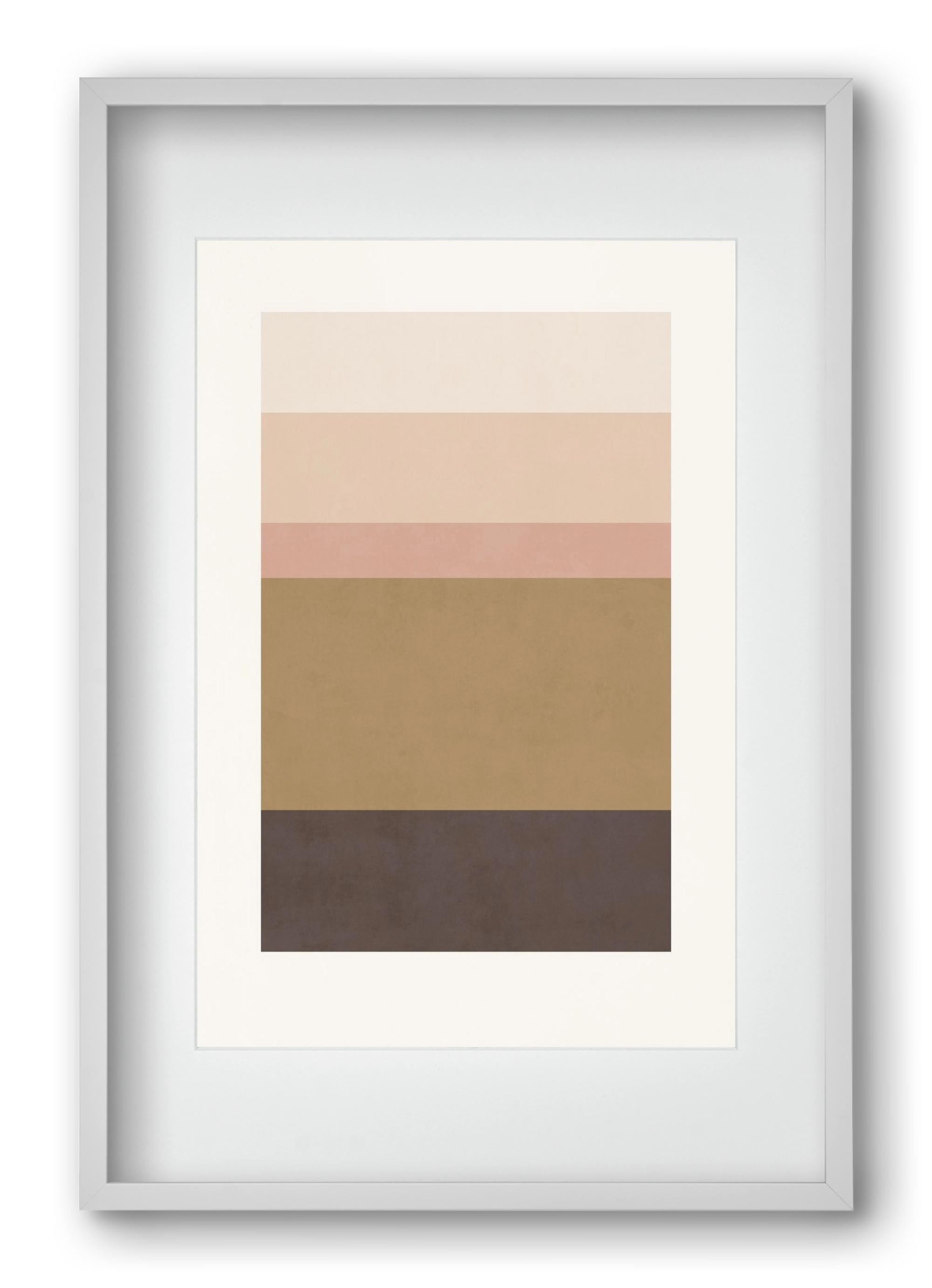 Minimal Lines, 40x60 cm (30x45 cm), Fehér keret, paszpartuval