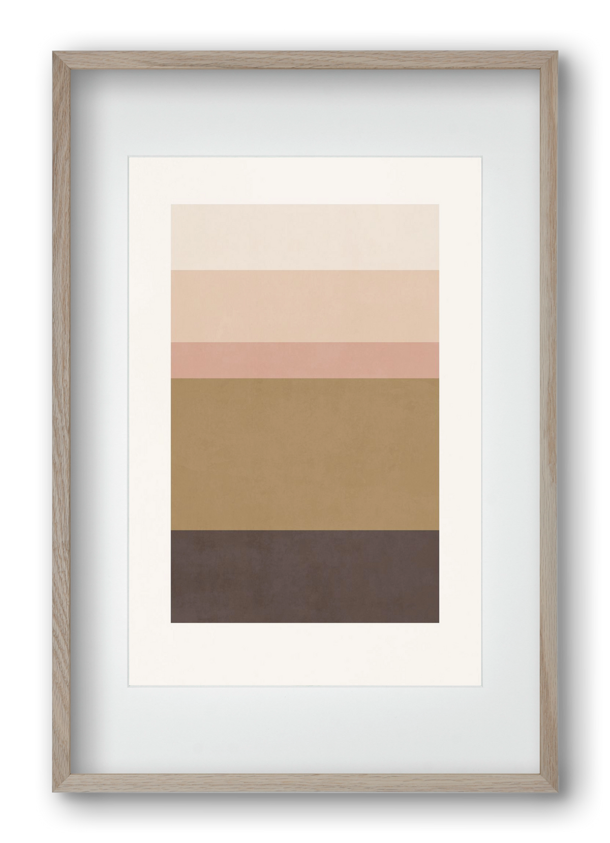 Minimal Lines, 40x60 cm (30x45 cm), Tölgy keret, paszpartuval