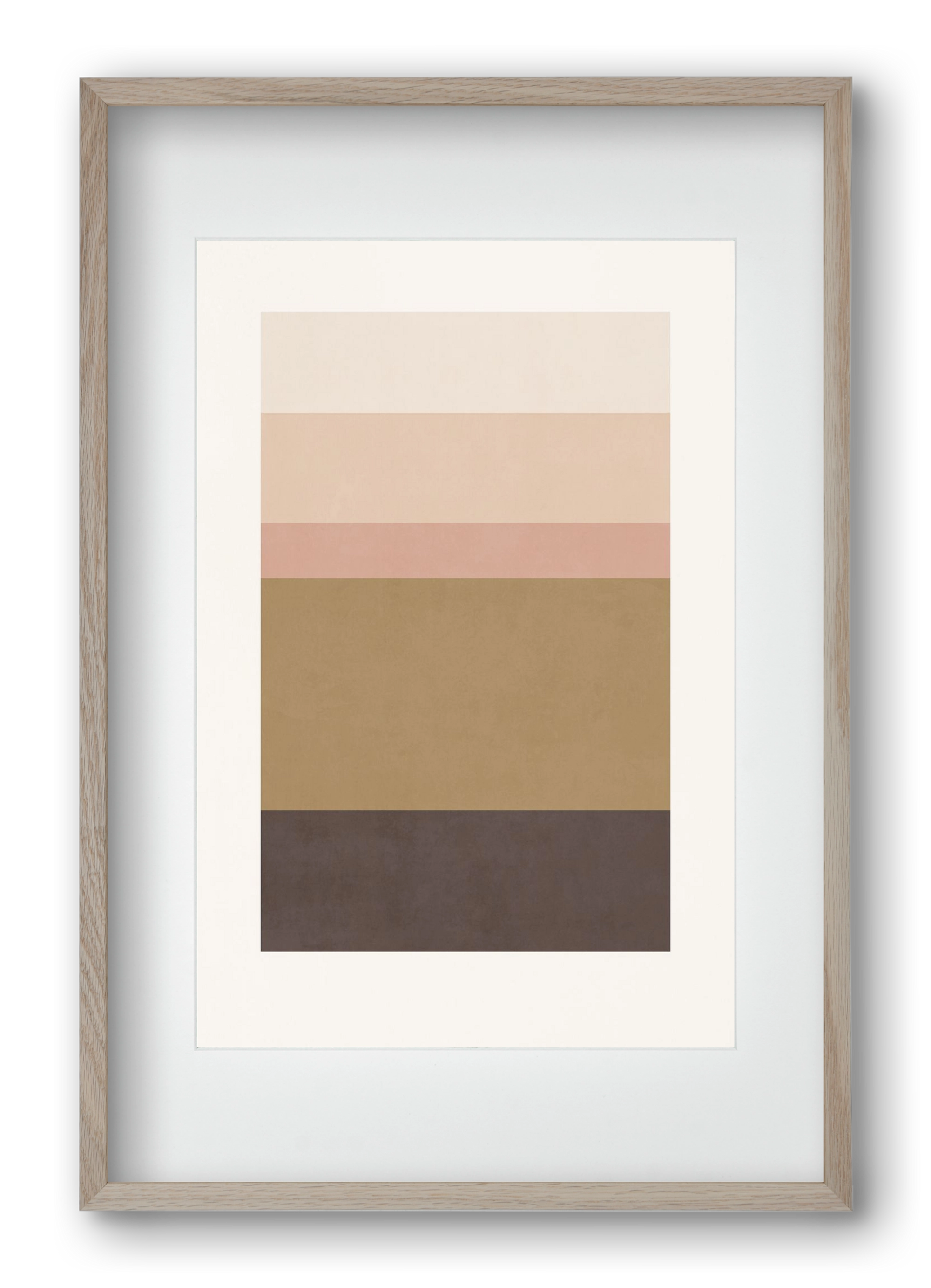 Minimal Lines, 40x60 cm (30x45 cm), Tölgy keret, paszpartuval