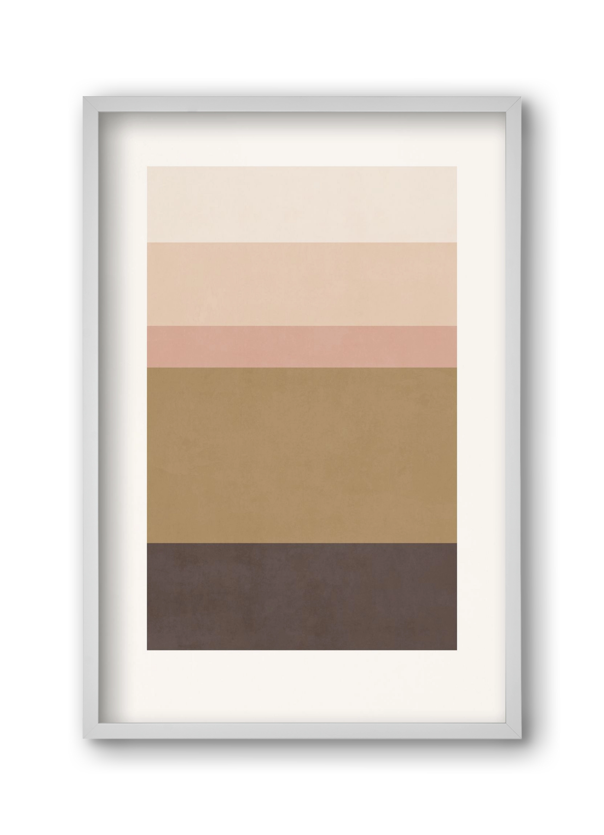 Minimal Lines, 30x45 cm (30x45 cm), Fehér keret