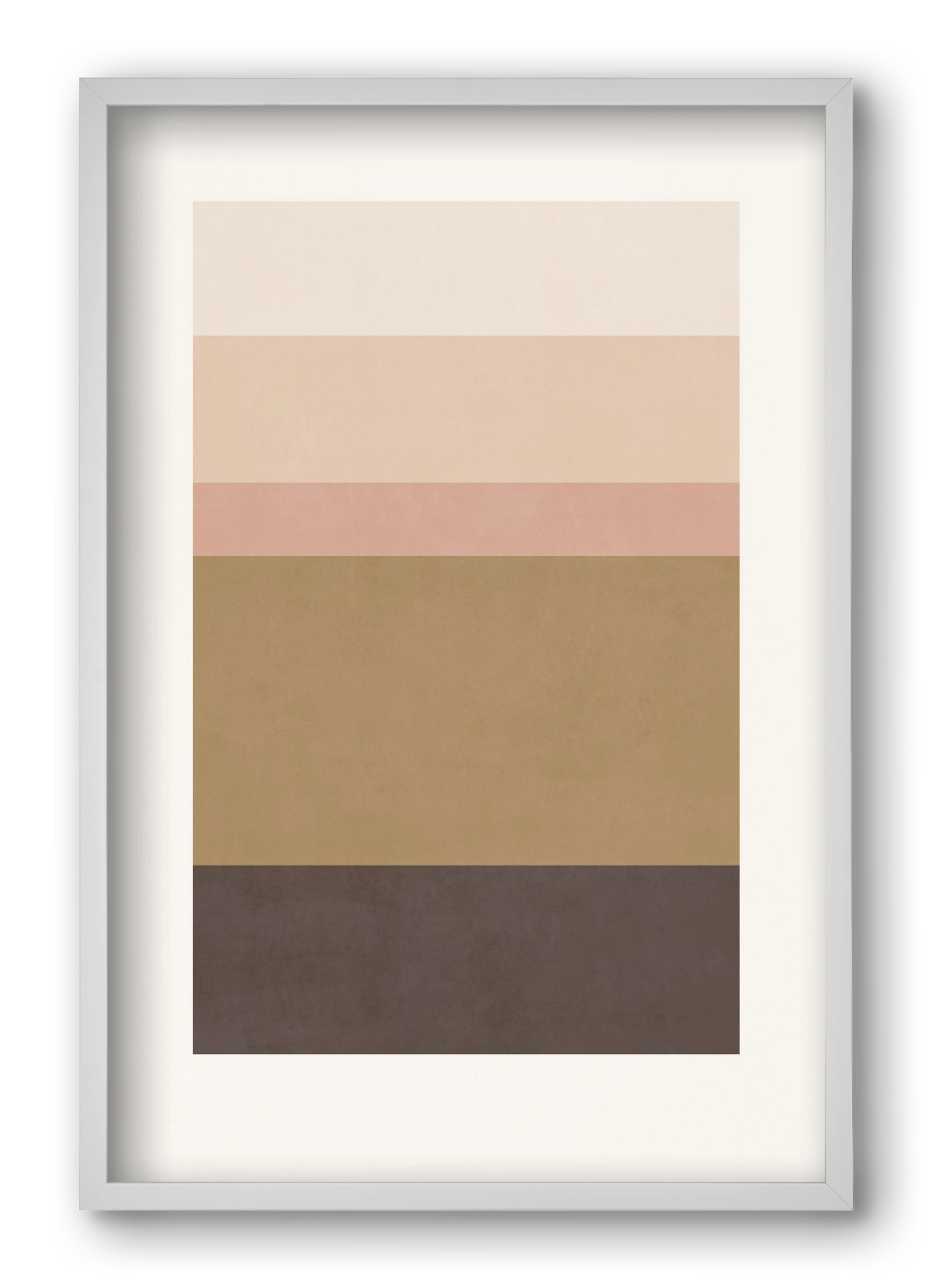 Minimal Lines, 40x60 cm (40x60 cm), Fehér keret