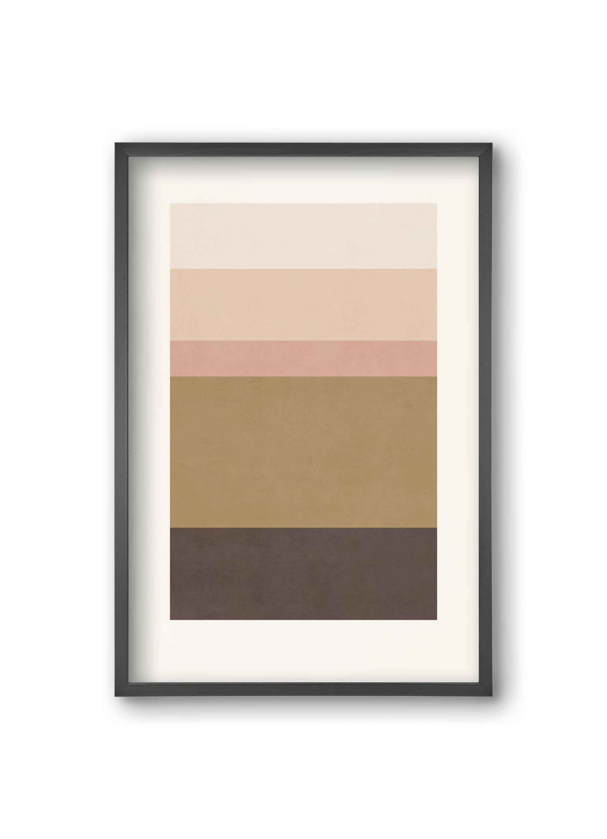 Minimal Lines, 20x30 cm (20x30 cm), Fekete keret