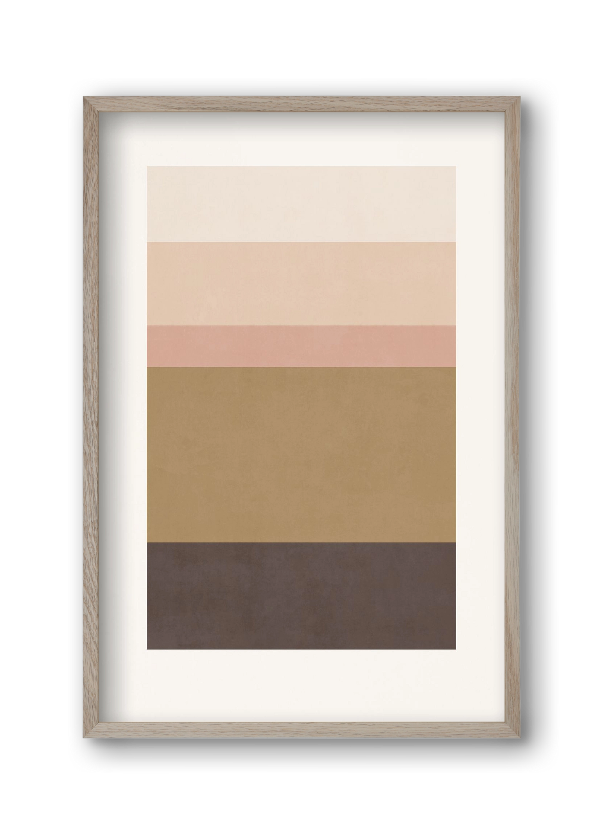 Minimal Lines, 30x45 cm (30x45 cm), Tölgy keret