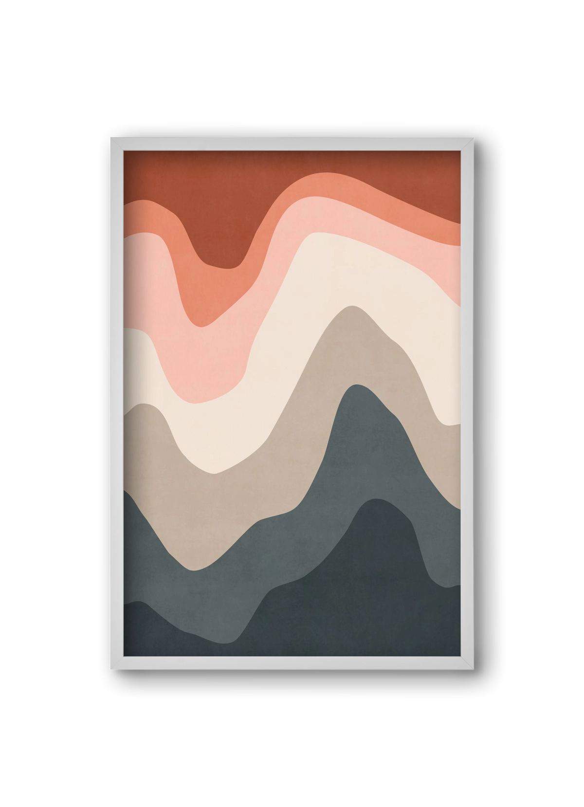 Abstract Beach- 01, 20x30 cm (20x30 cm), Fehér keret