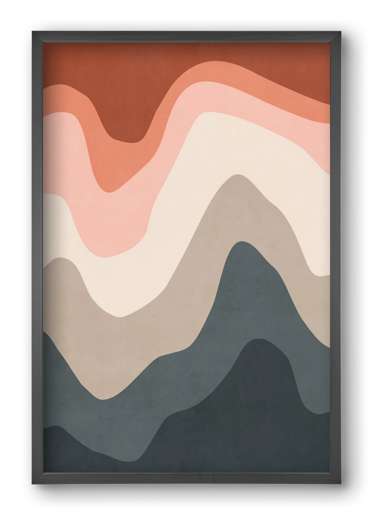 Abstract Beach- 01, 40x60 cm (40x60 cm), Fekete keret