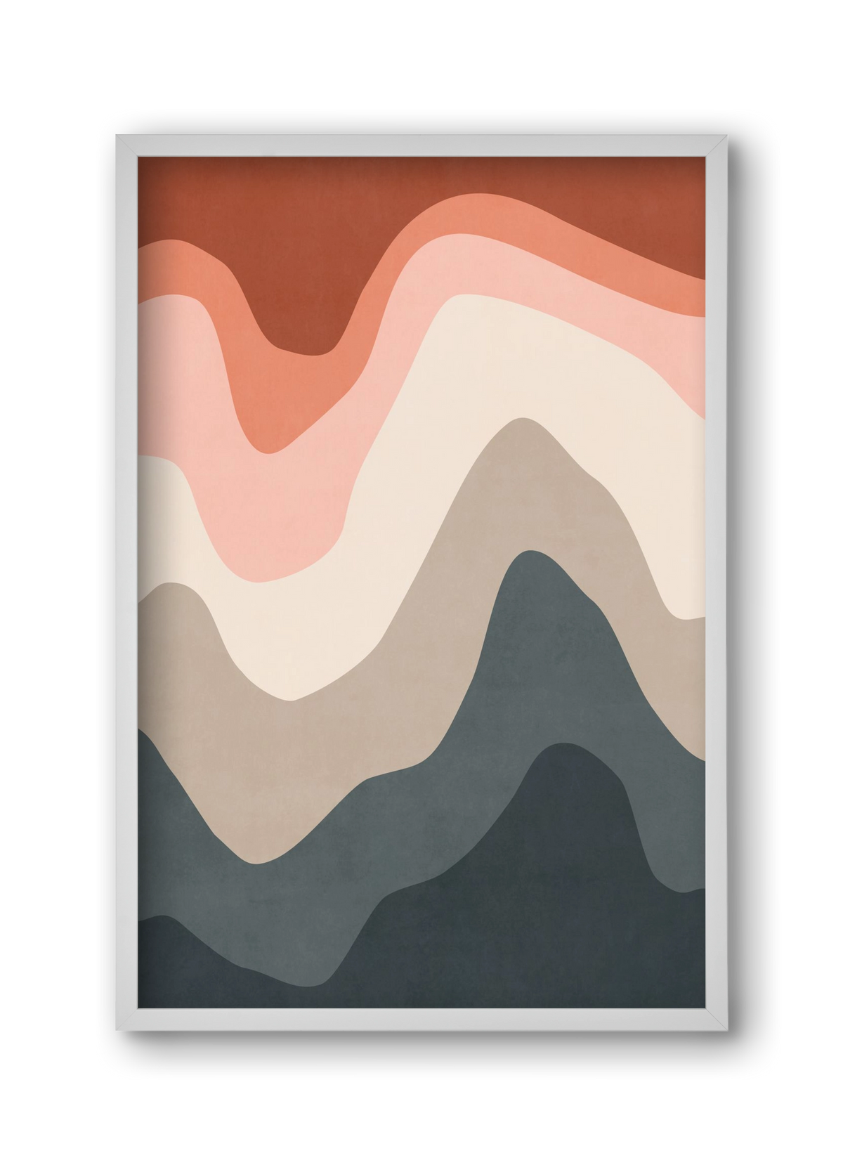 Abstract Beach- 01, 30x45 cm (30x45 cm), Fehér keret