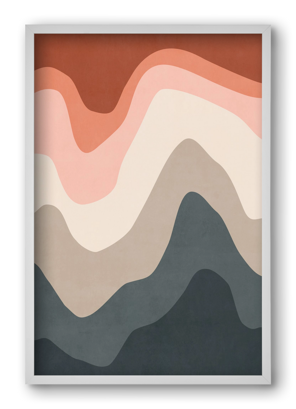 Abstract Beach- 01, 40x60 cm (40x60 cm), Fehér keret