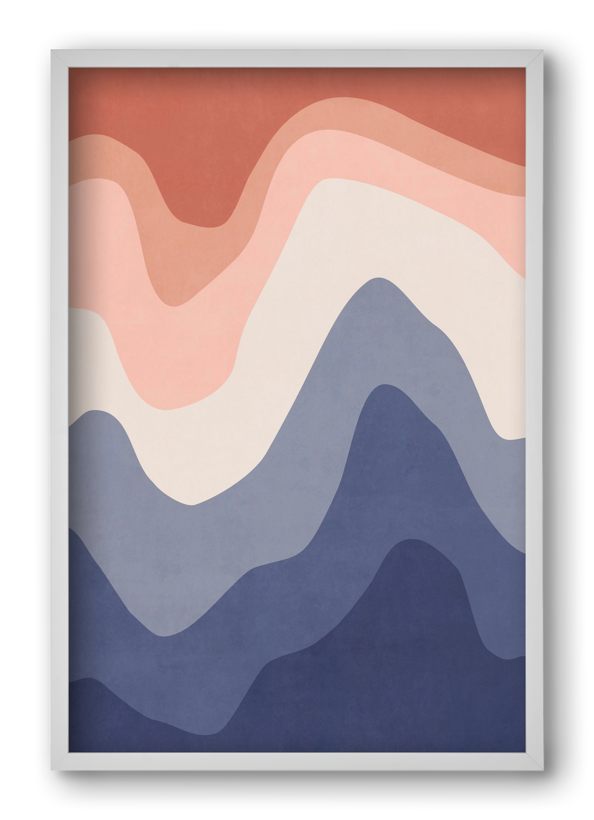 Abstract Beach- 02, 40x60 cm (40x60 cm), Fehér keret