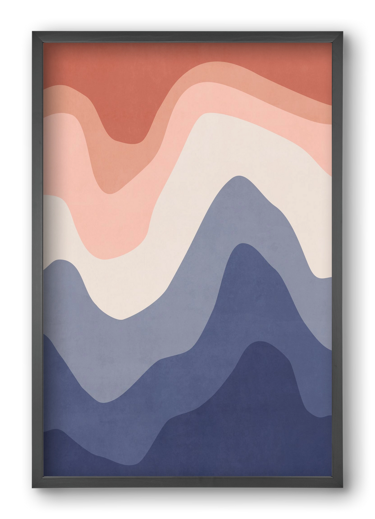 Abstract Beach- 02, 40x60 cm (40x60 cm), Fekete keret