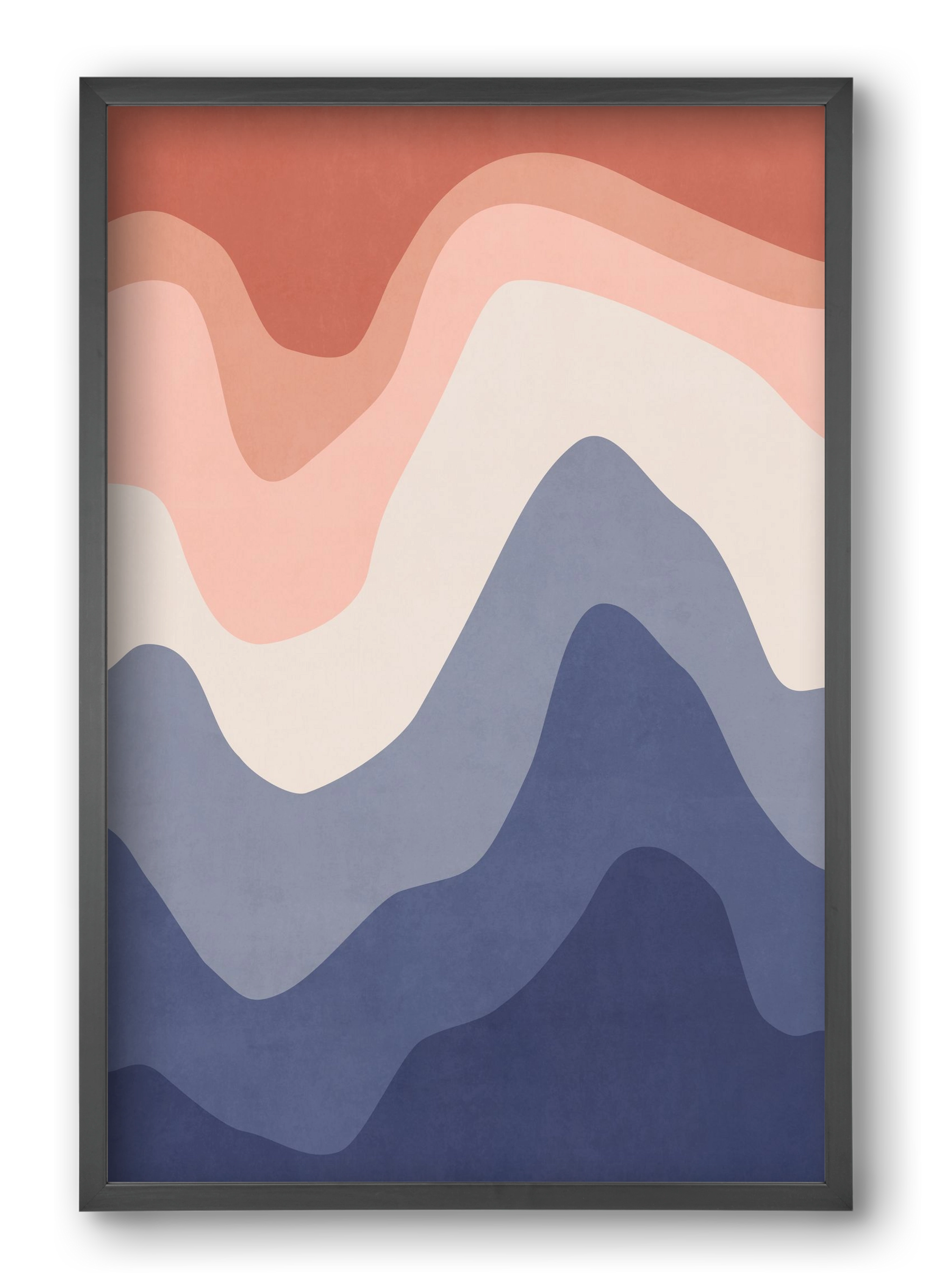 Abstract Beach- 02, 40x60 cm (40x60 cm), Fekete keret