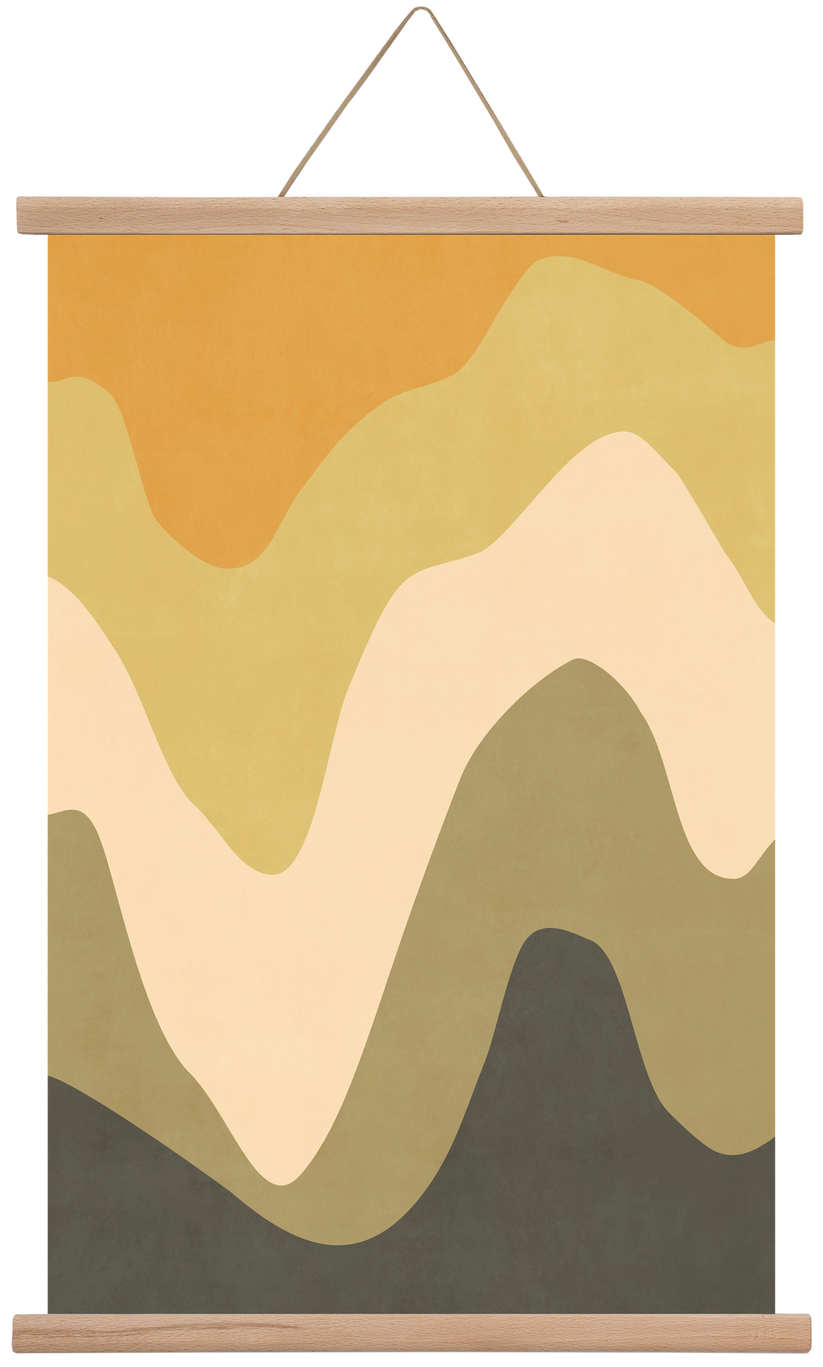 Abstract Beach- 03, 40x60 cm (40x60 cm), Tölgy akasztó