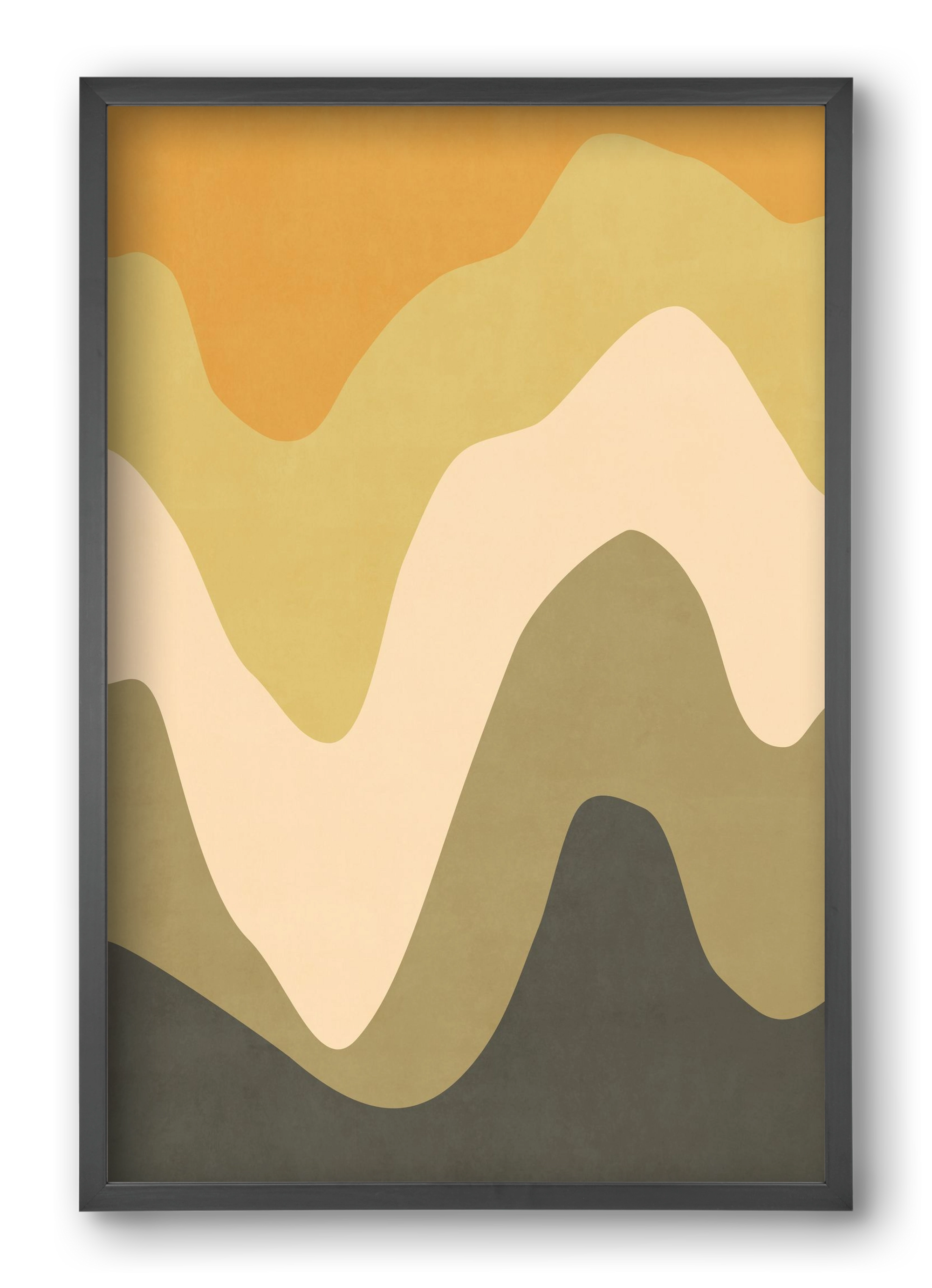 Abstract Beach- 03, 40x60 cm (40x60 cm), Fekete keret