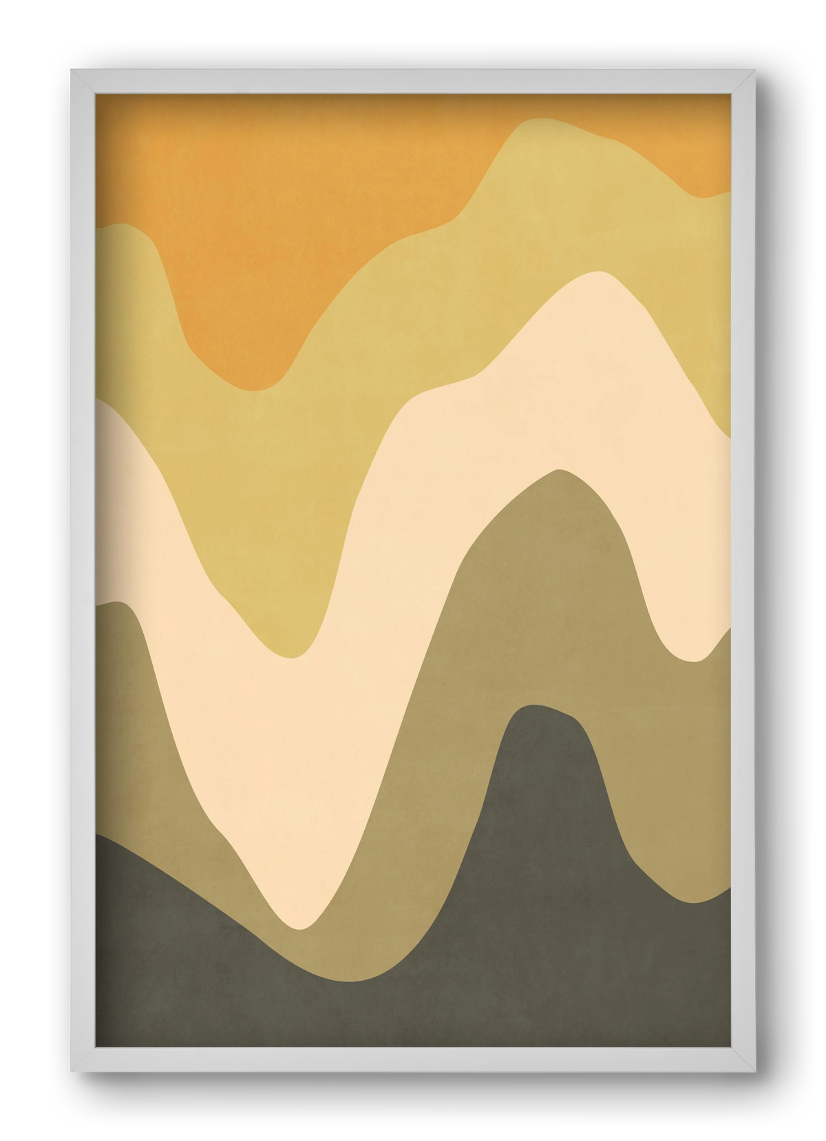 Abstract Beach- 03, 40x60 cm (40x60 cm), Fehér keret